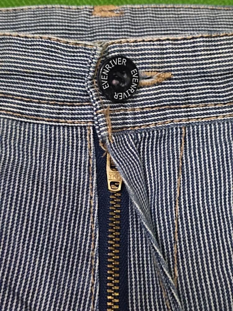 Japanese Brand × Vintage EVENRIVER VINTAGE BONDAGE CARGO STRIPE JEANS Size US 36 / EU 52 - 5 Thumbnail