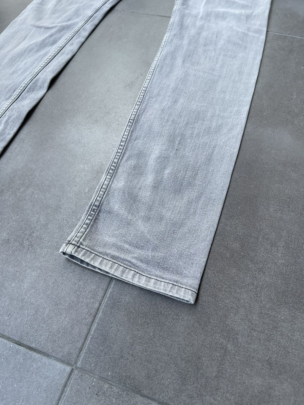 Acne Studios Acne Studios Flex/Zick Washed Gray Denim Pants Size US 31 - 11 Thumbnail