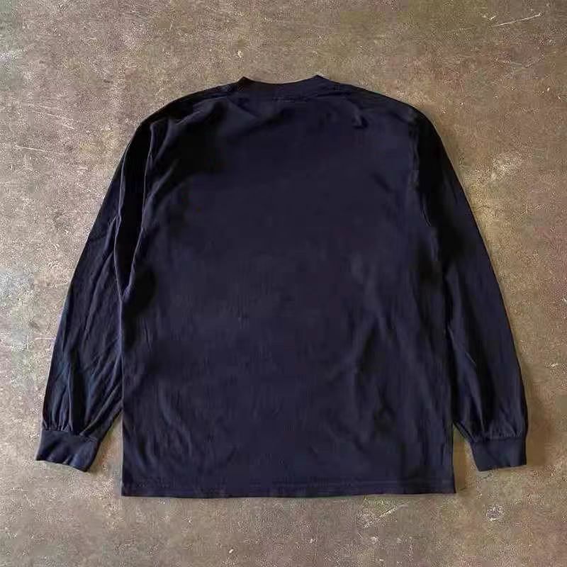 Japanese Brand White Washed Vintage Cartoon Print Long-Sleeve T-Shirt Size US M / EU 48-50 / 2 - 2 Thumbnail