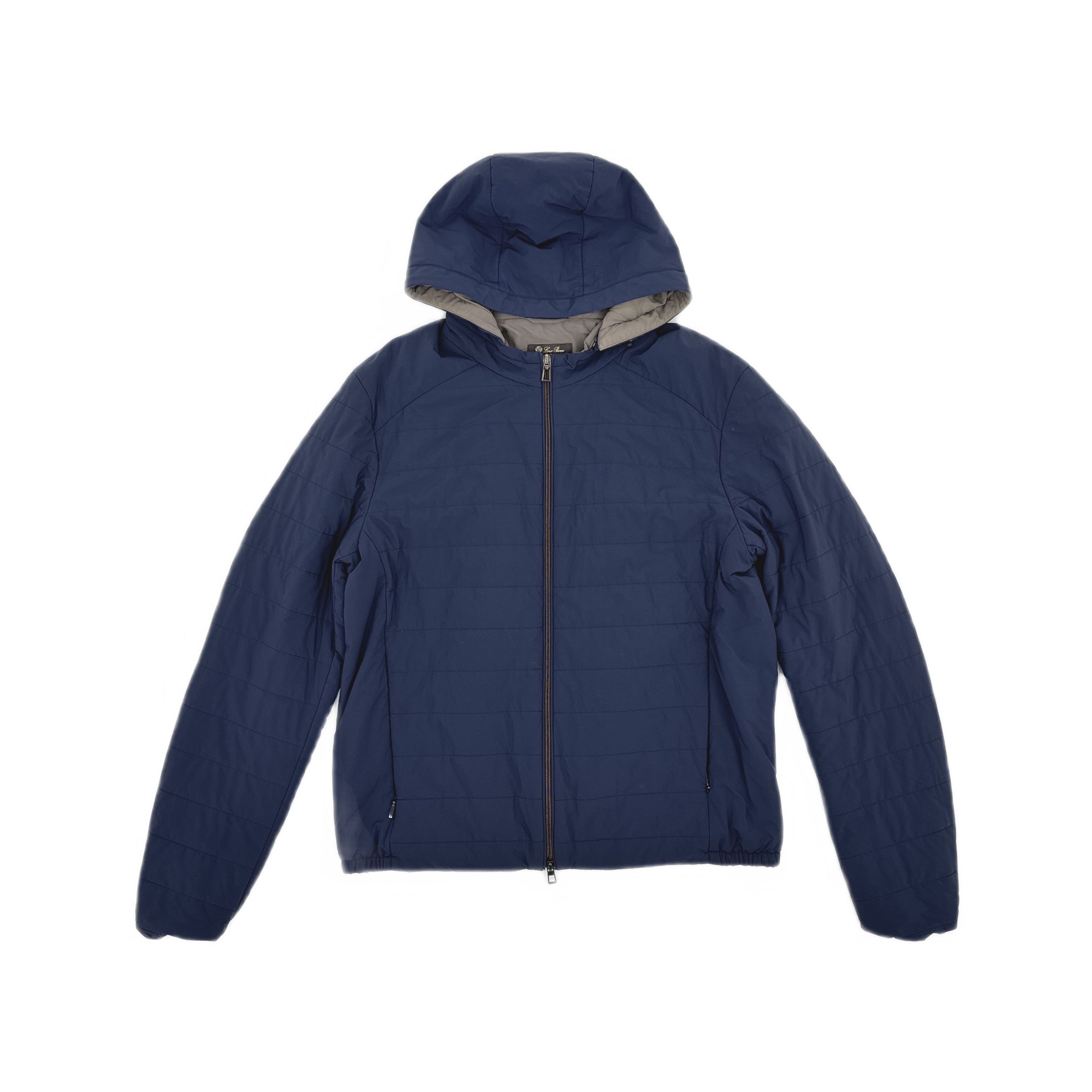 Loro Piana Loro Piana Hooded Light Jacket Blue Size L Size US L / EU 52-54 / 3 - 1 Thumbnail