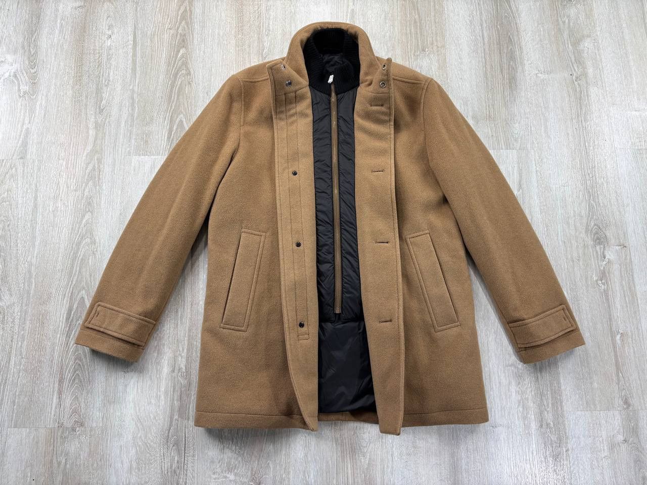 Designer × Hugo Boss Mens wool coat BOSS Size 52 Size US L / EU 52-54 / 3 - 5 Thumbnail