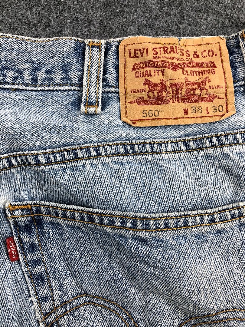 Levi's Vintage Light Wash Levis 560 Jeans-JM769 Size US 39 - 5 Thumbnail