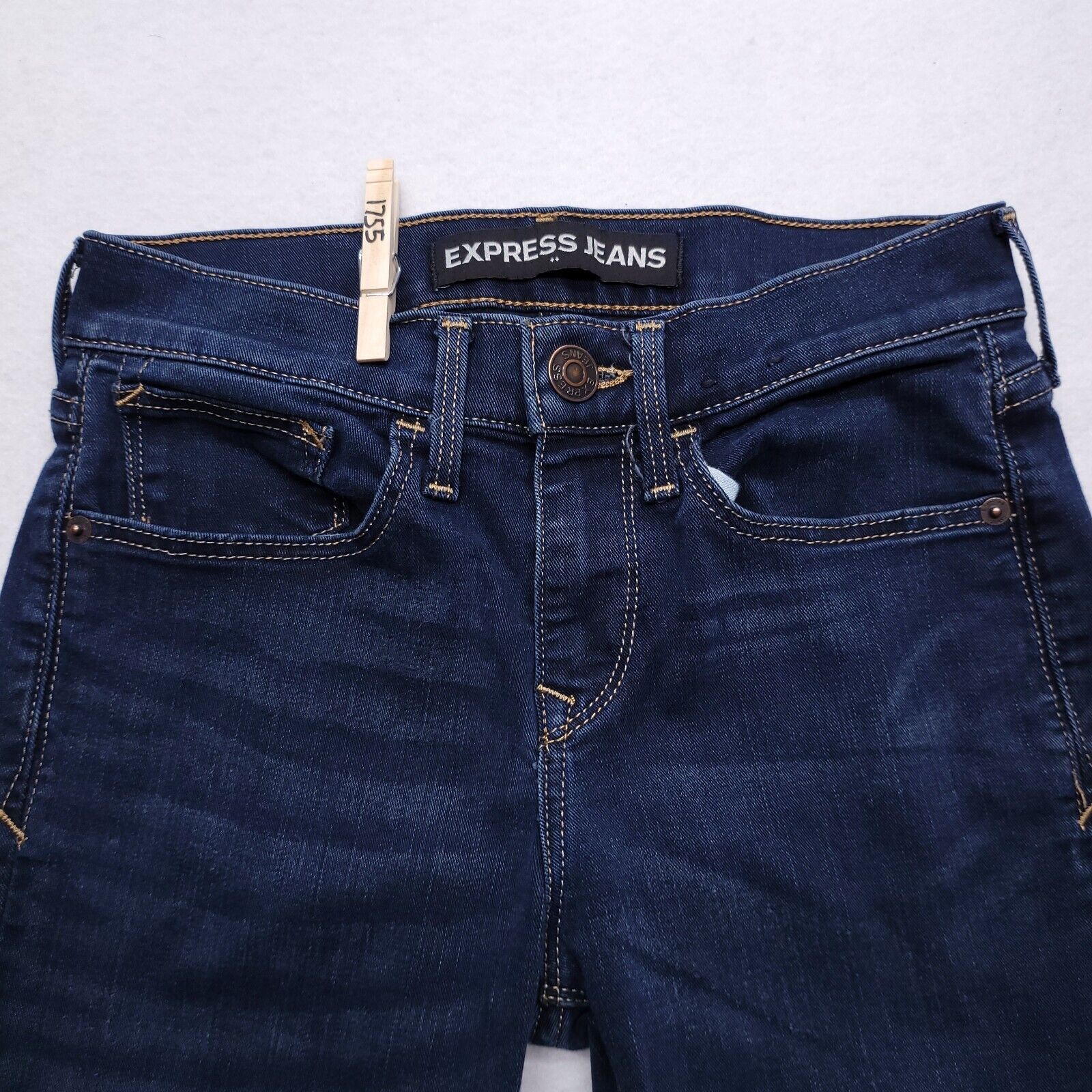 Express Express Supersoft Super Skinny Denim Jeans Womens Size 0S Size 26" / US 2 / IT 38 - 1 Thumbnail