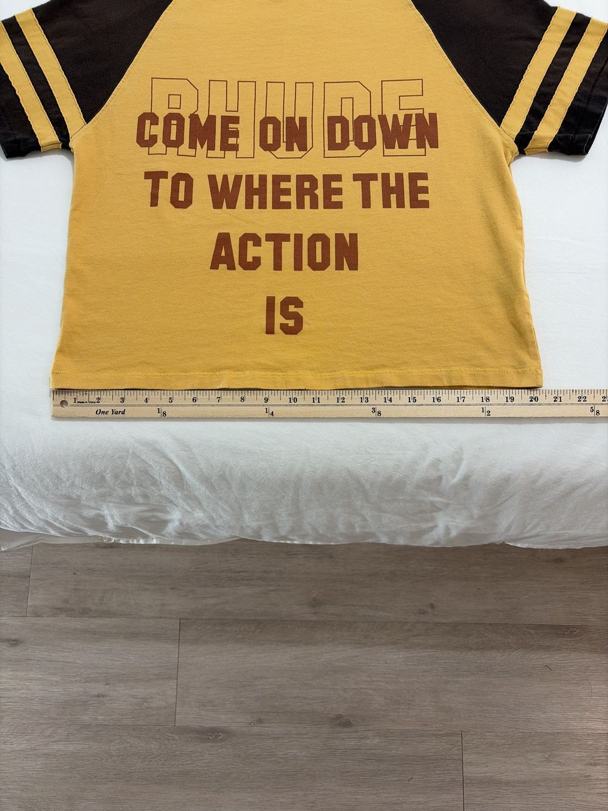 Rhude Rhude Come On Down To Where The Action Is Tee Size US XS / EU 42 / 0 - 12 Thumbnail