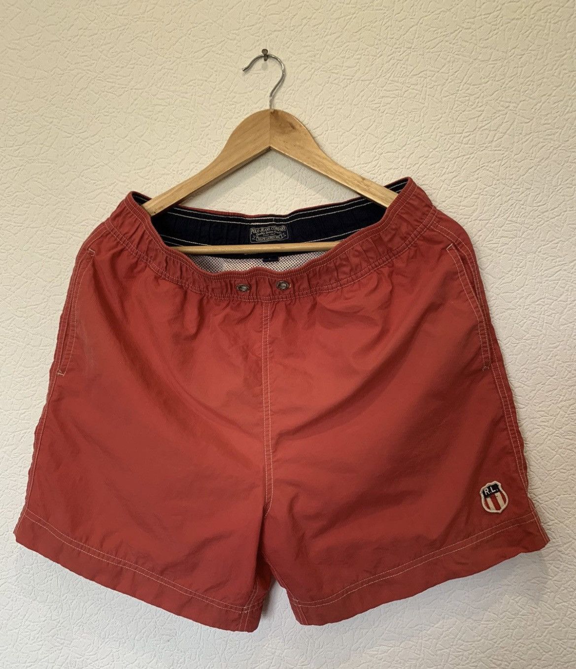 Polo Ralph Lauren Polo Ralph Lauren Nylon Swimming Shorts Red Size L Size US 34 / EU 50 - 1 Thumbnail