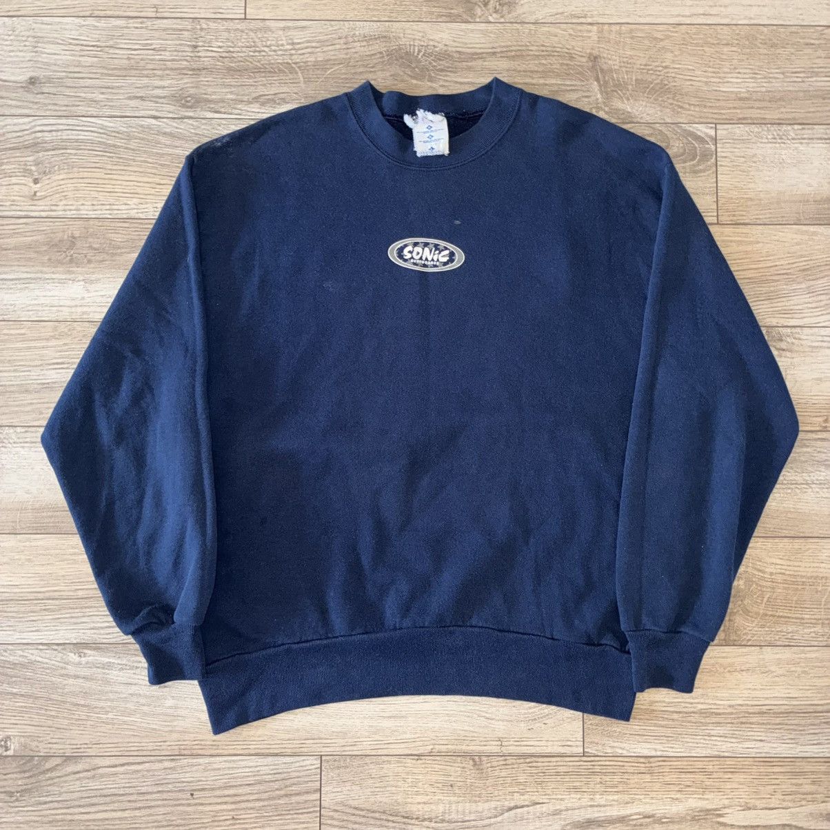 Other Sonic Surfboards navy crewneck sweatshirt Size US L / EU 52-54 / 3 - 3 Thumbnail