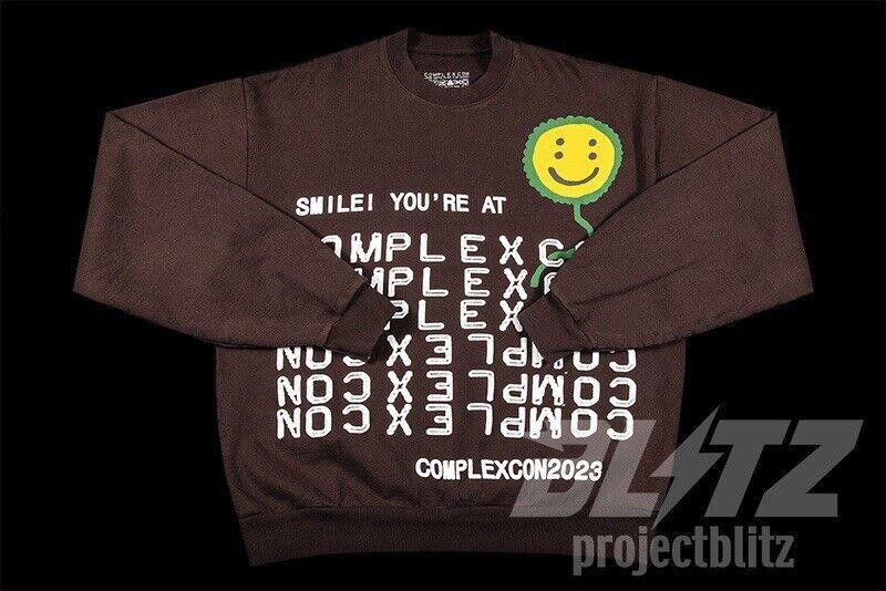 Designer Cactus Plant Flea Market ComplexCon Smile Crewneck Size US 34 / EU 50 - 2 Thumbnail