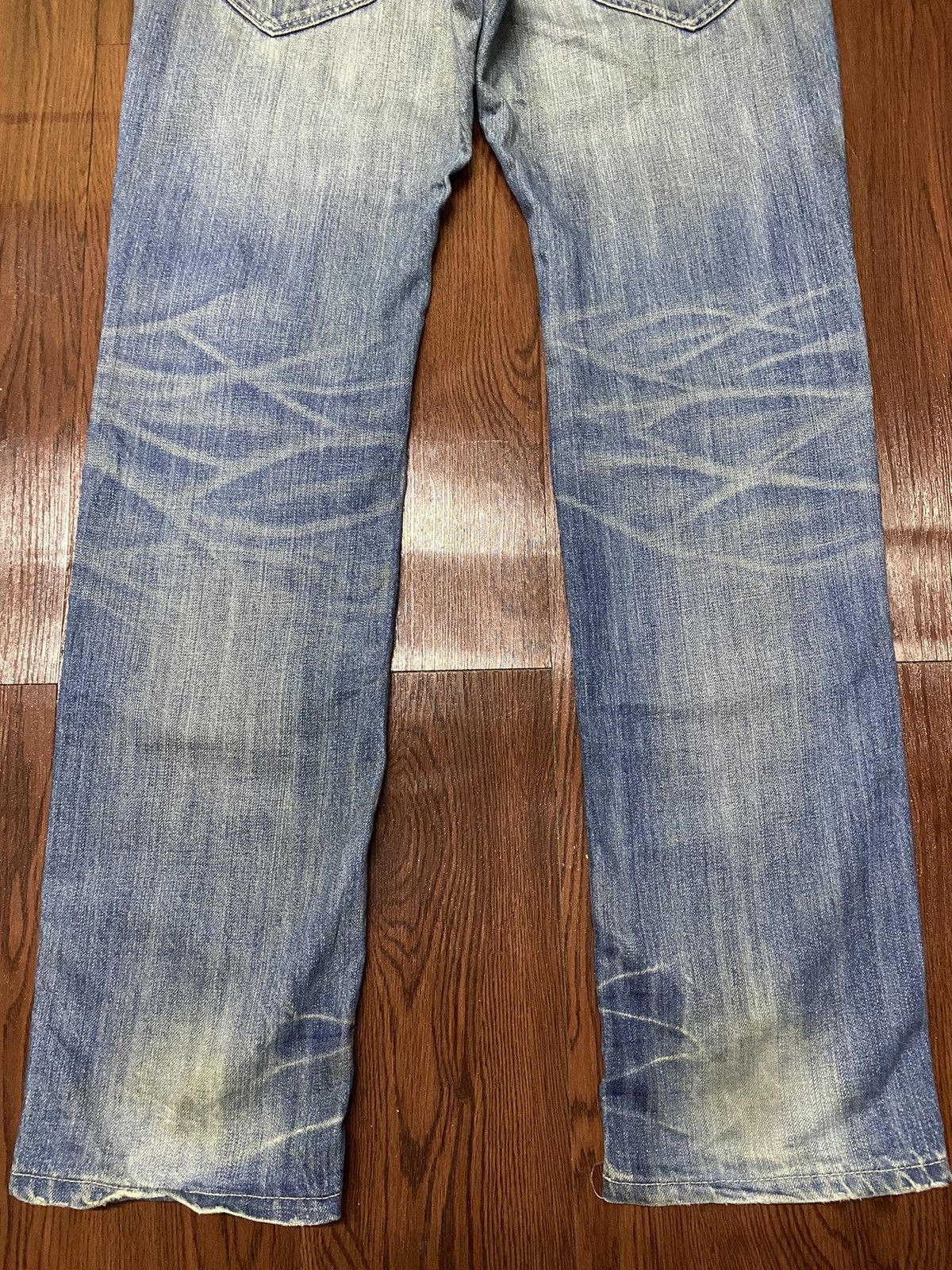 Japanese Brand Vintage Japan Nano Universe Dirty Mud Wash Distressed Jeans Size US 32 / EU 48 - 8 Thumbnail