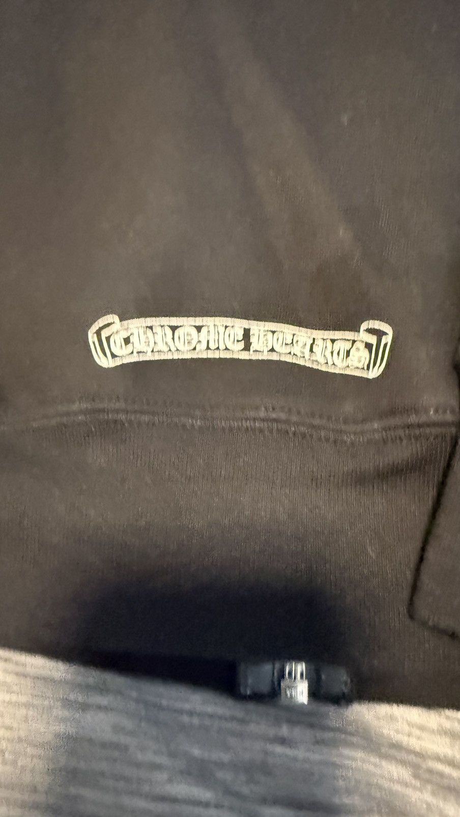 Chrome Hearts CHROME HEARTS THERMAL HOODIE ZIP UP BLACK XL Size US XL / EU 56 / 4 - 5 Thumbnail