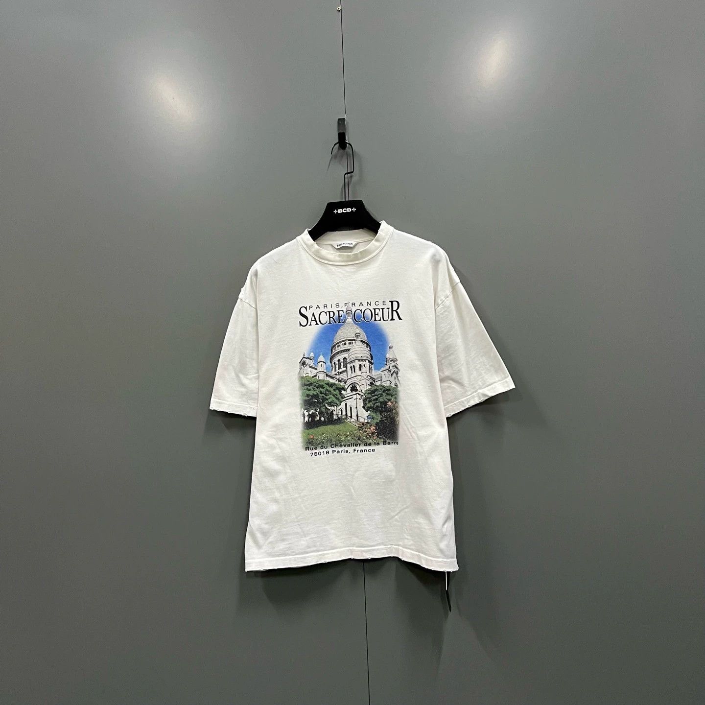 Balenciaga Vintage Cathedral Print Tee - dmc