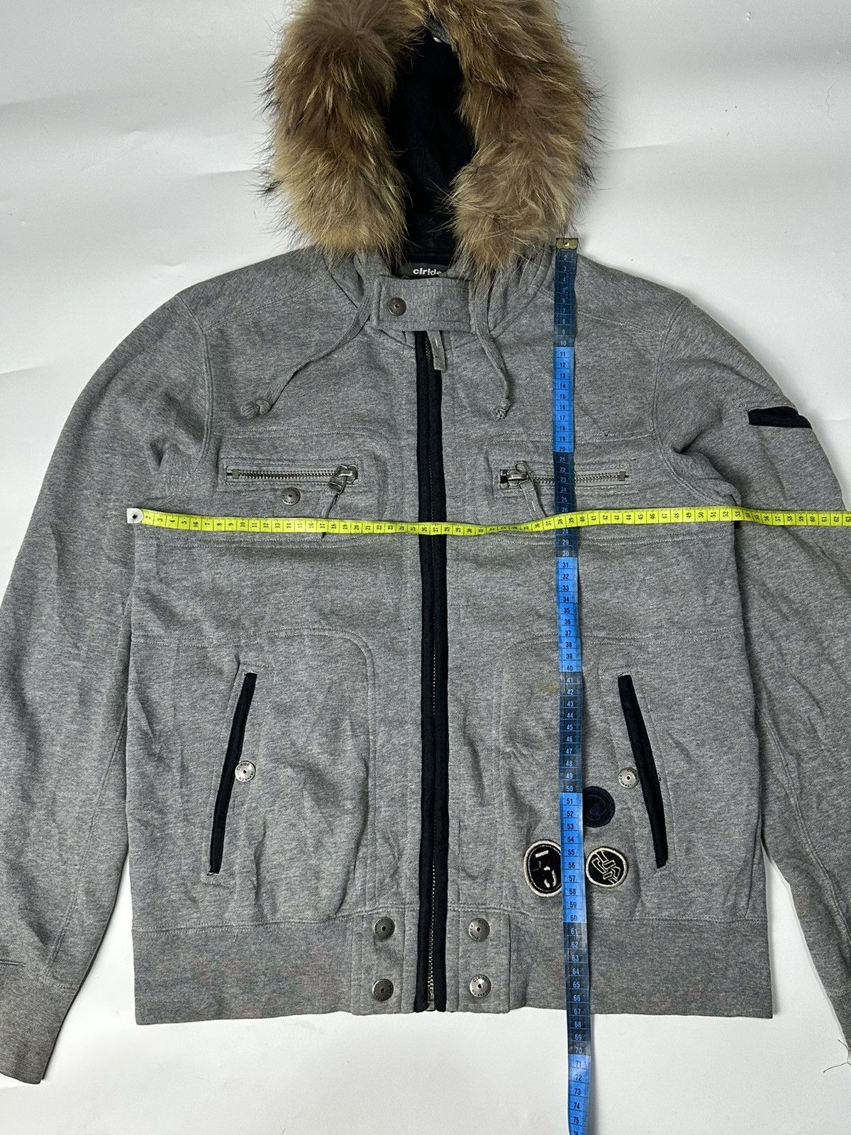 If Six Was Nine × Japanese Brand × Le Grande Bleu (L.G.B.) Fur Hoodie Clride Multi Pocket Style Ifsix Lgb Size US M / EU 48-50 / 2 - 4 Thumbnail
