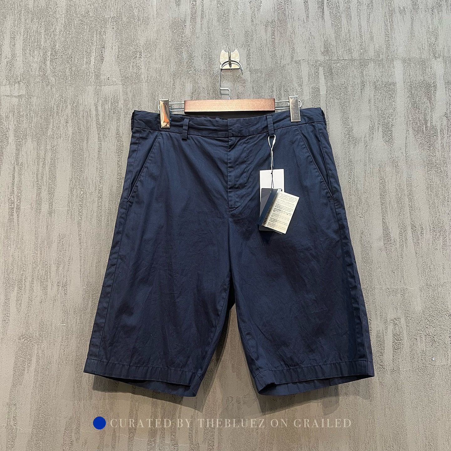 Prada Stylish Blue Cotton Shorts Size 28 Size US 28 / EU 44 - 1 Thumbnail