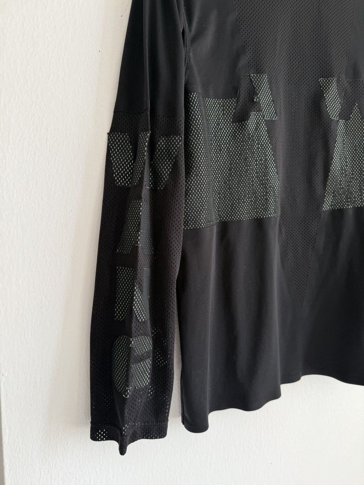 Alexander Wang × H&M Alexander Wang x H&M Mesh Long Sleeve Shirt Size XS in Black Size S / US 4 / IT 40 - 4 Thumbnail