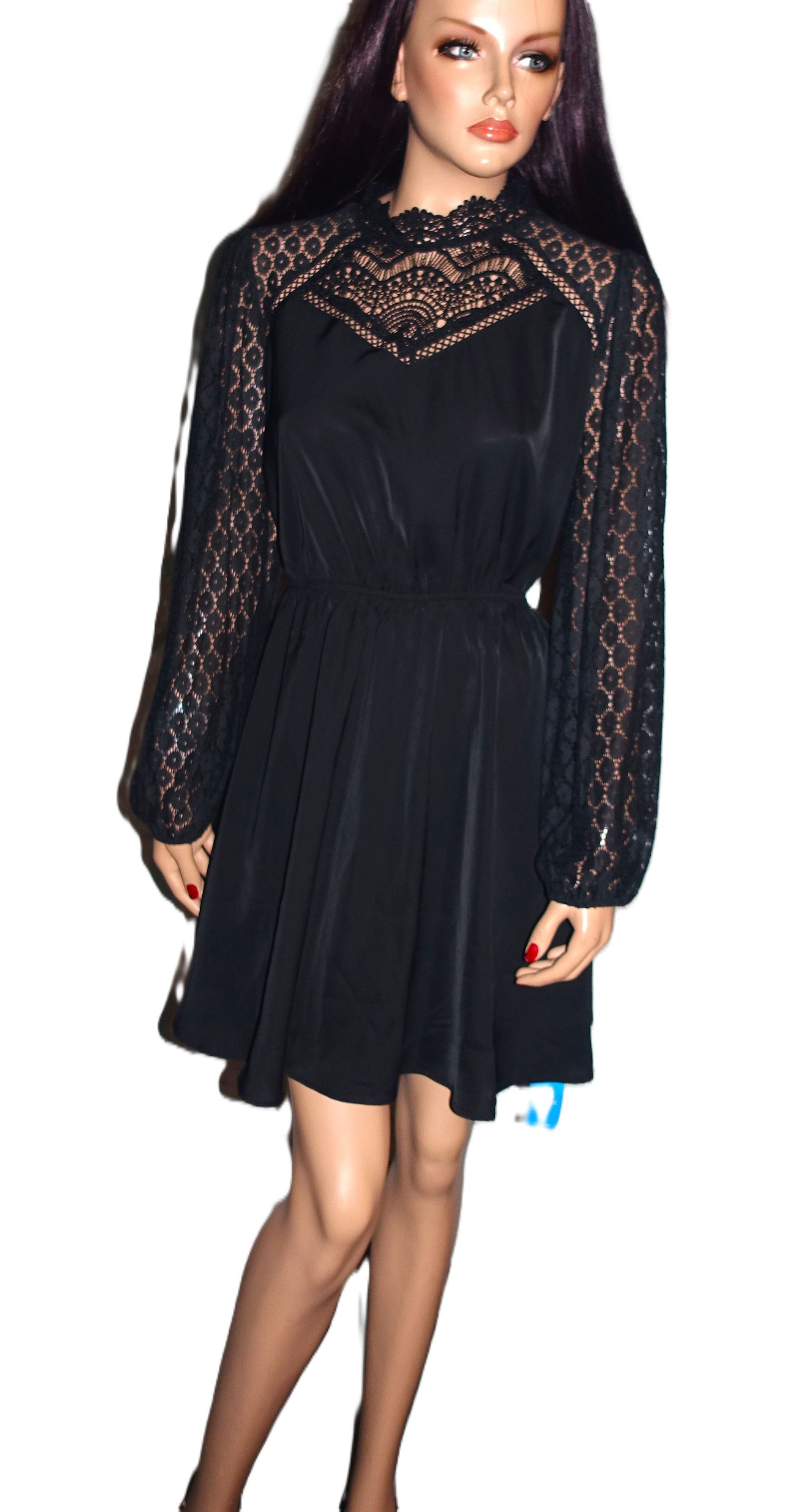 Other Cupshe Black Lace Dress L NWT Size L / US 10 / IT 46 - 2 Thumbnail