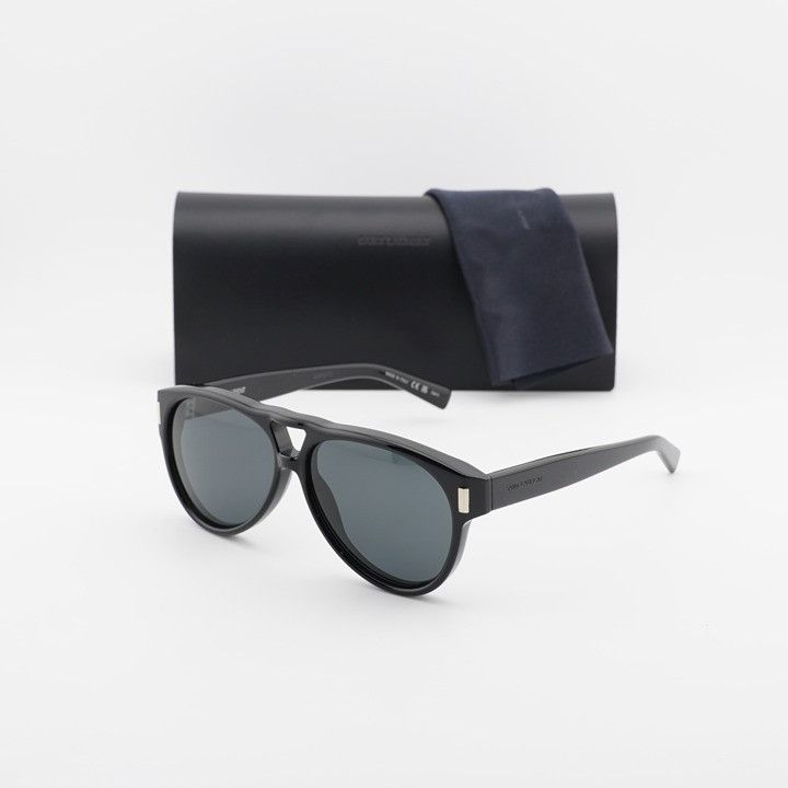 Saint Laurent Paris Saint Laurent SL705 001 Sunglasses Black Square Frame Size ONE SIZE - 10 Thumbnail