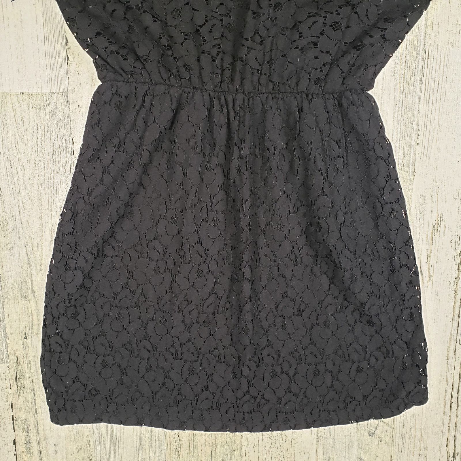 Other Souvenir Edition by Stacy Woo Black Lace 1/2 Sleeve Dress Size ONE SIZE - 5 Thumbnail