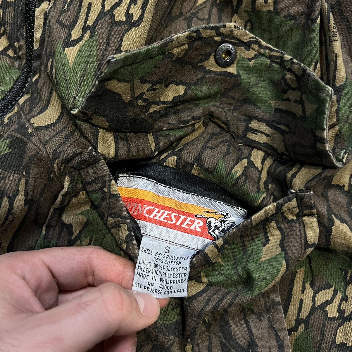 Vintage × Winchester Vintage 90s Winchester Camo Vest Trebark Reversible Hunting Size US S / EU 44-46 / 1 - 8 Thumbnail