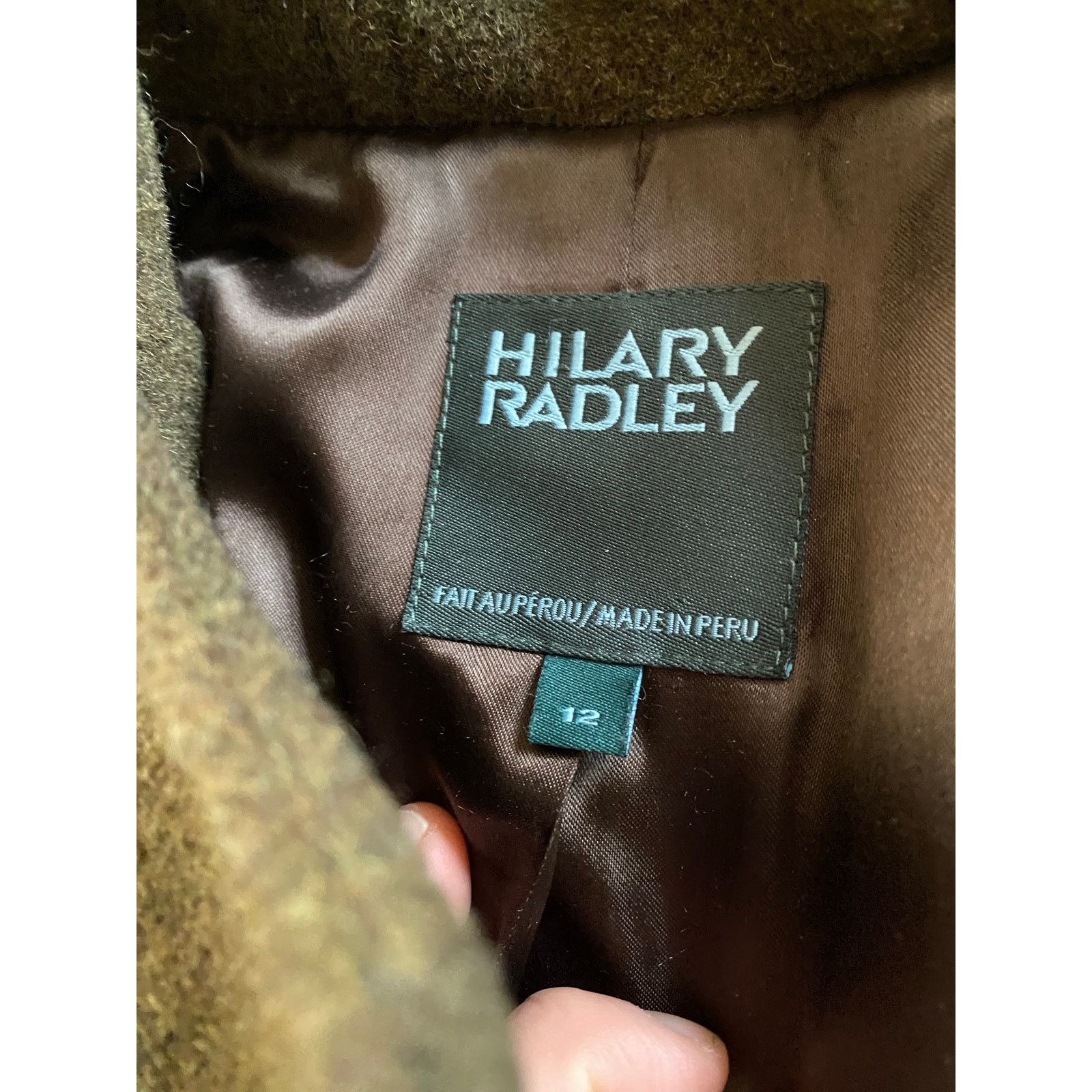 & Other Stories Hilary Radley Jacket Women’s 12 Brown Alpaca Size XL / US 12-14 / IT 48-50 - 5 Thumbnail