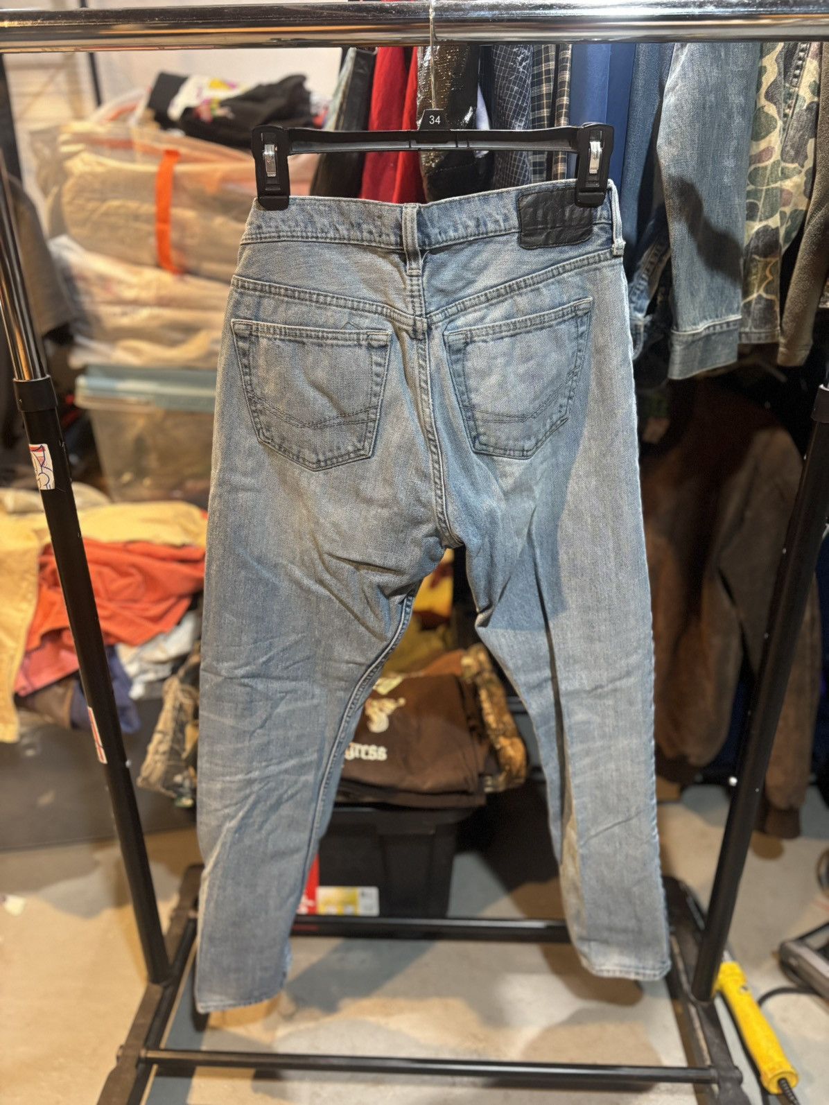 Bullhead Denim Co. Bullhead Light Blue Skinny Jeans 29x30 Size US 29 - 2 Thumbnail