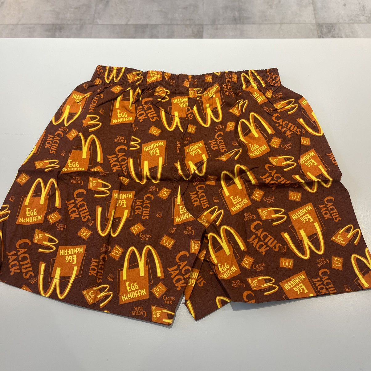 Travis Scott Travis Scott x McDonald's Cactus Jack Breakfast Boxers Brown Size ONE SIZE - 3 Thumbnail