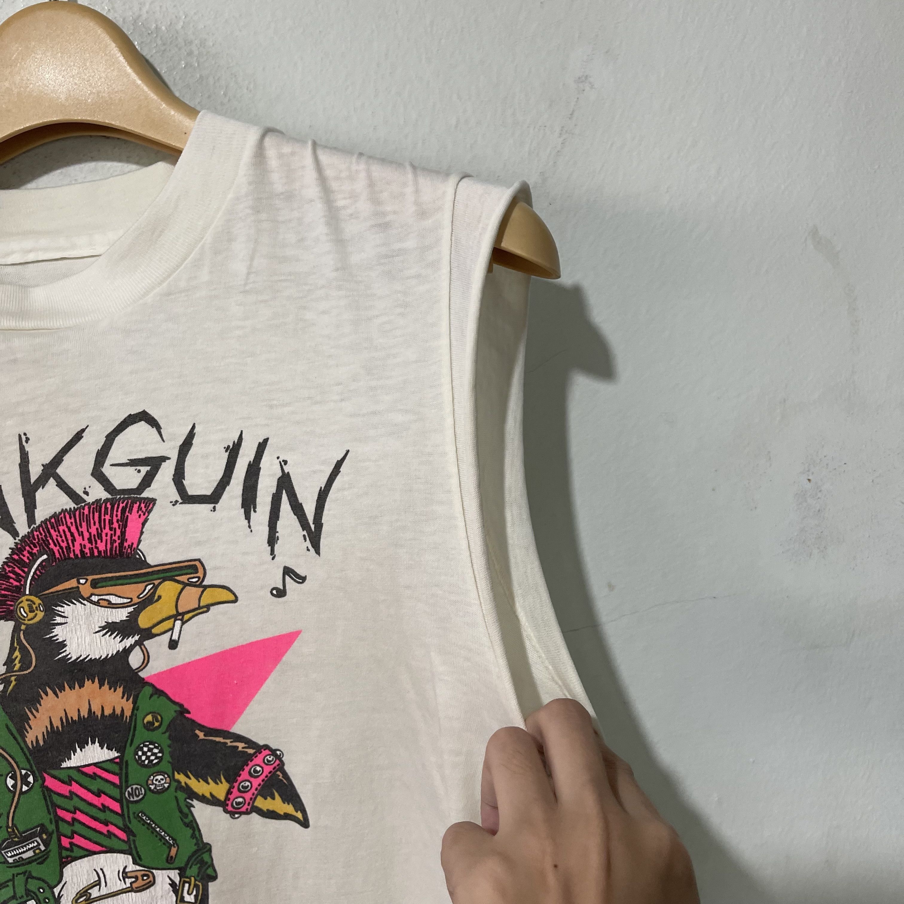 Vintage Vintage 80s Punkguin T-Shirt Punk Size US XS / EU 42 / 0 - 6 Thumbnail