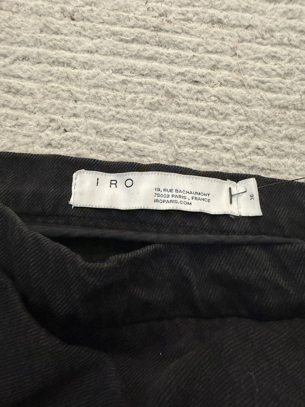Iro Iro denim skirt black Size 26" / US 2 / IT 38 - 2 Thumbnail