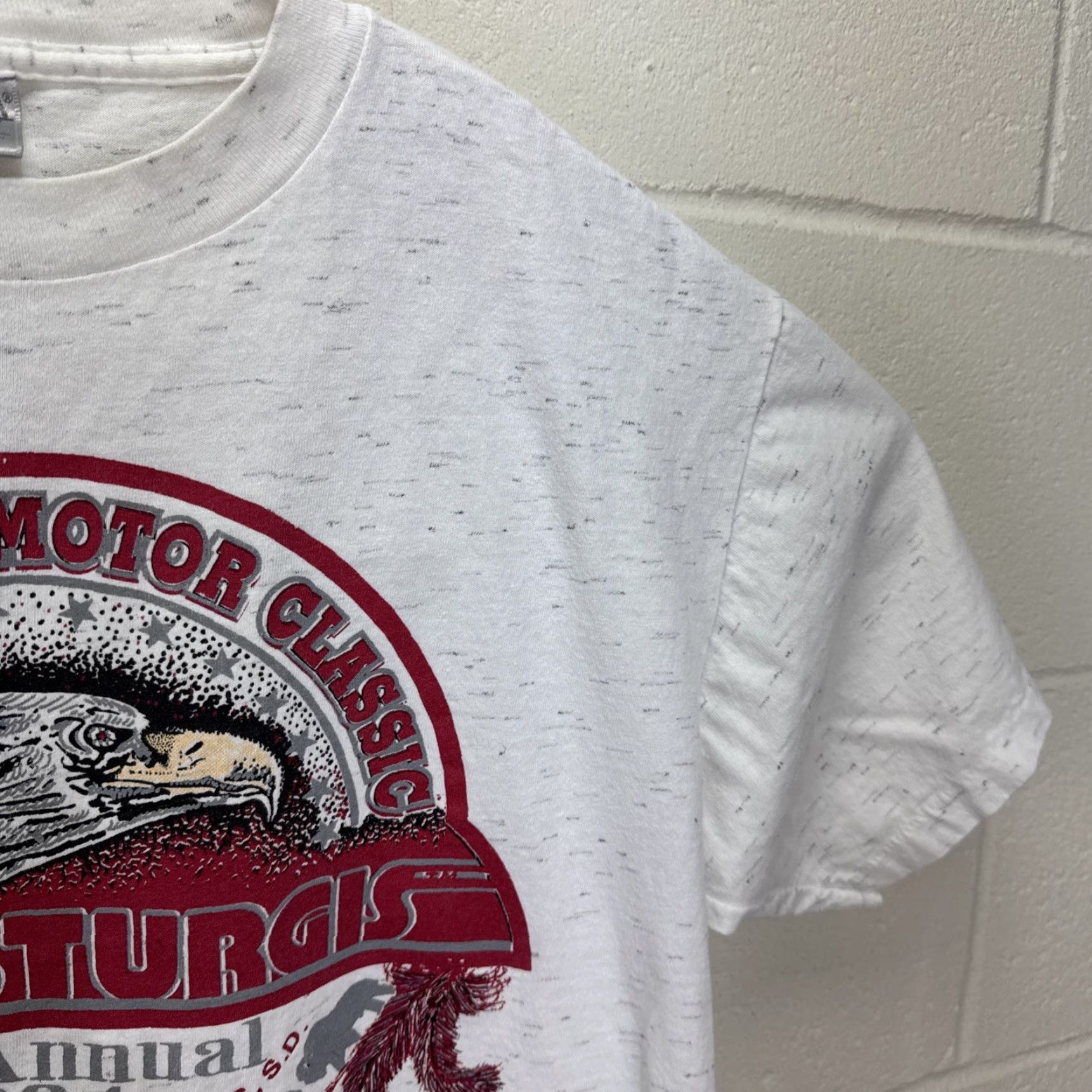 Vintage VINTAGE 1994 STURGIS MOTORCYCLE RALLY T Shirt Men Large Graphic Tee Motorcycle Biker 90s Gray Size US L / EU 52-54 / 3 - 7 Thumbnail