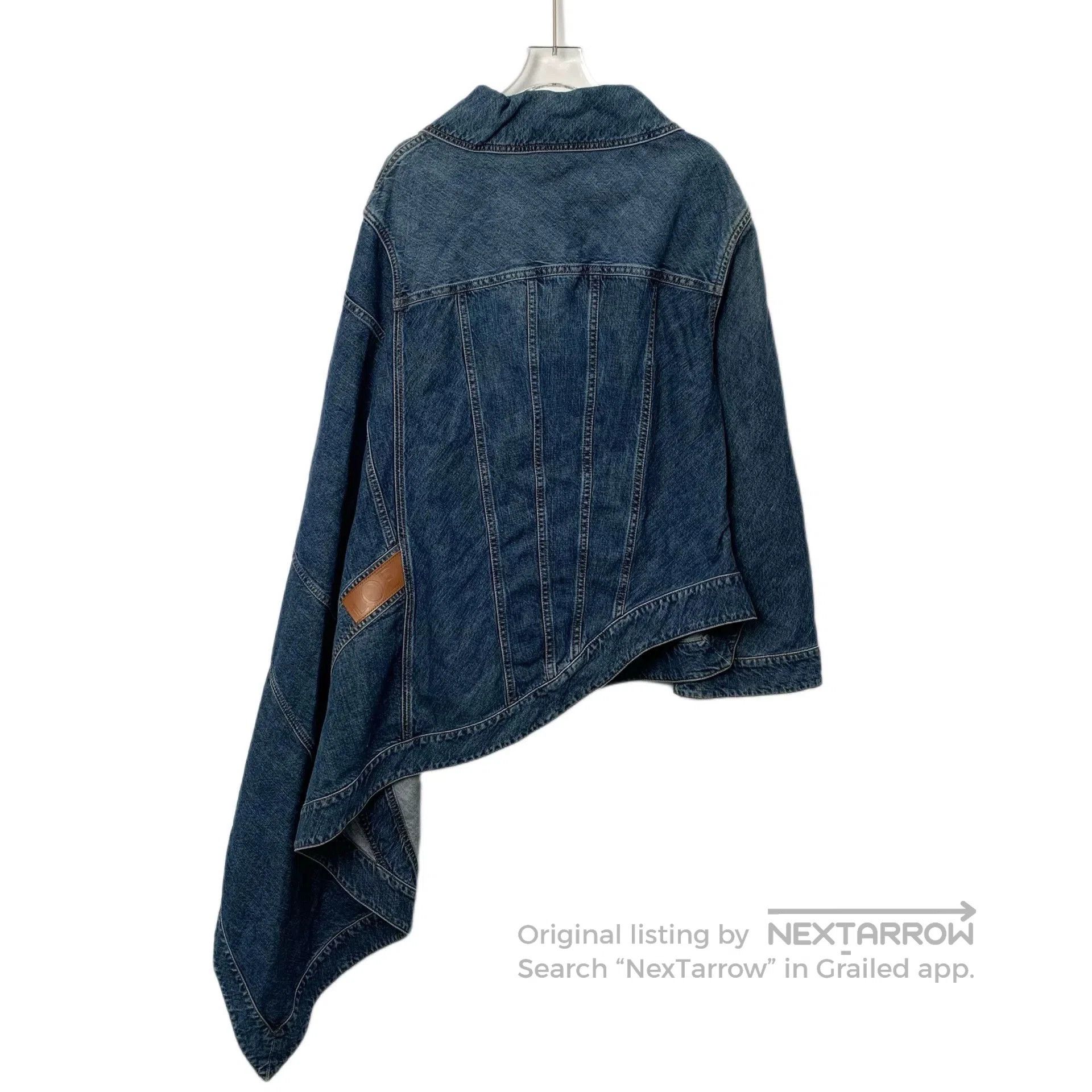 Loewe Loewe Blue Denim Asymmetric Jacket. Size US XS / EU 42 / 0 - 2 Thumbnail