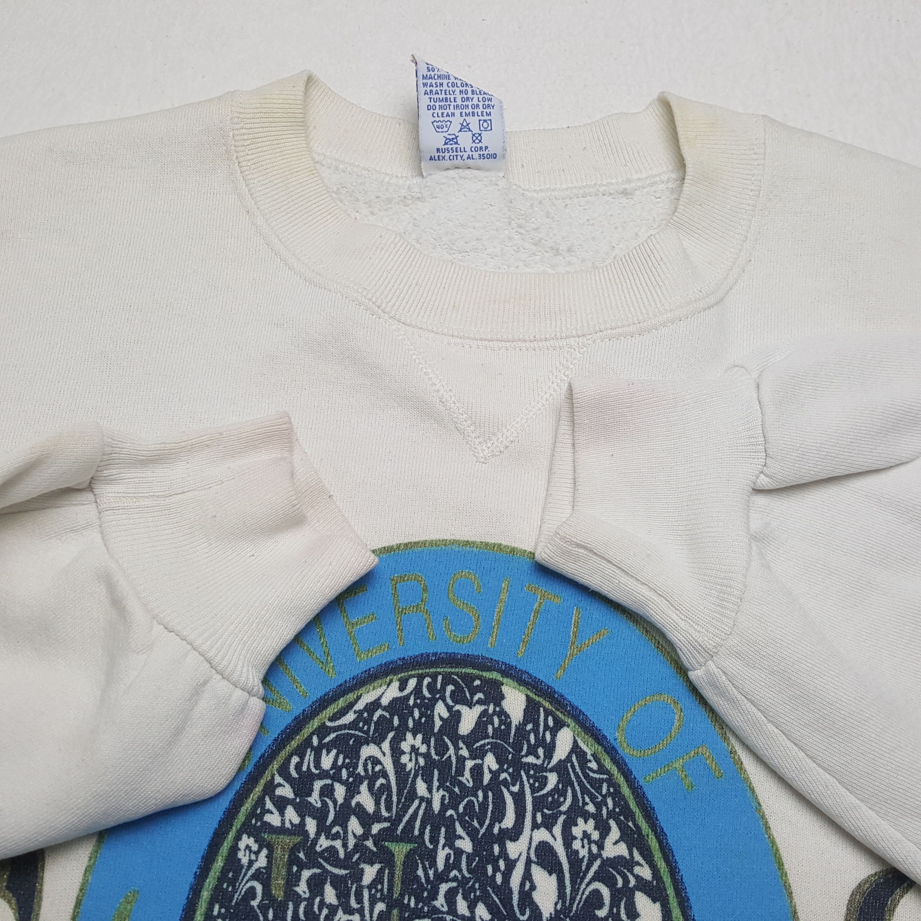 Carolina Herrera × Vintage Vintage 90's UNIVERSITY OF NORTH CAROLINA Promo Sweatshirt Size US L / EU 52-54 / 3 - 8 Thumbnail