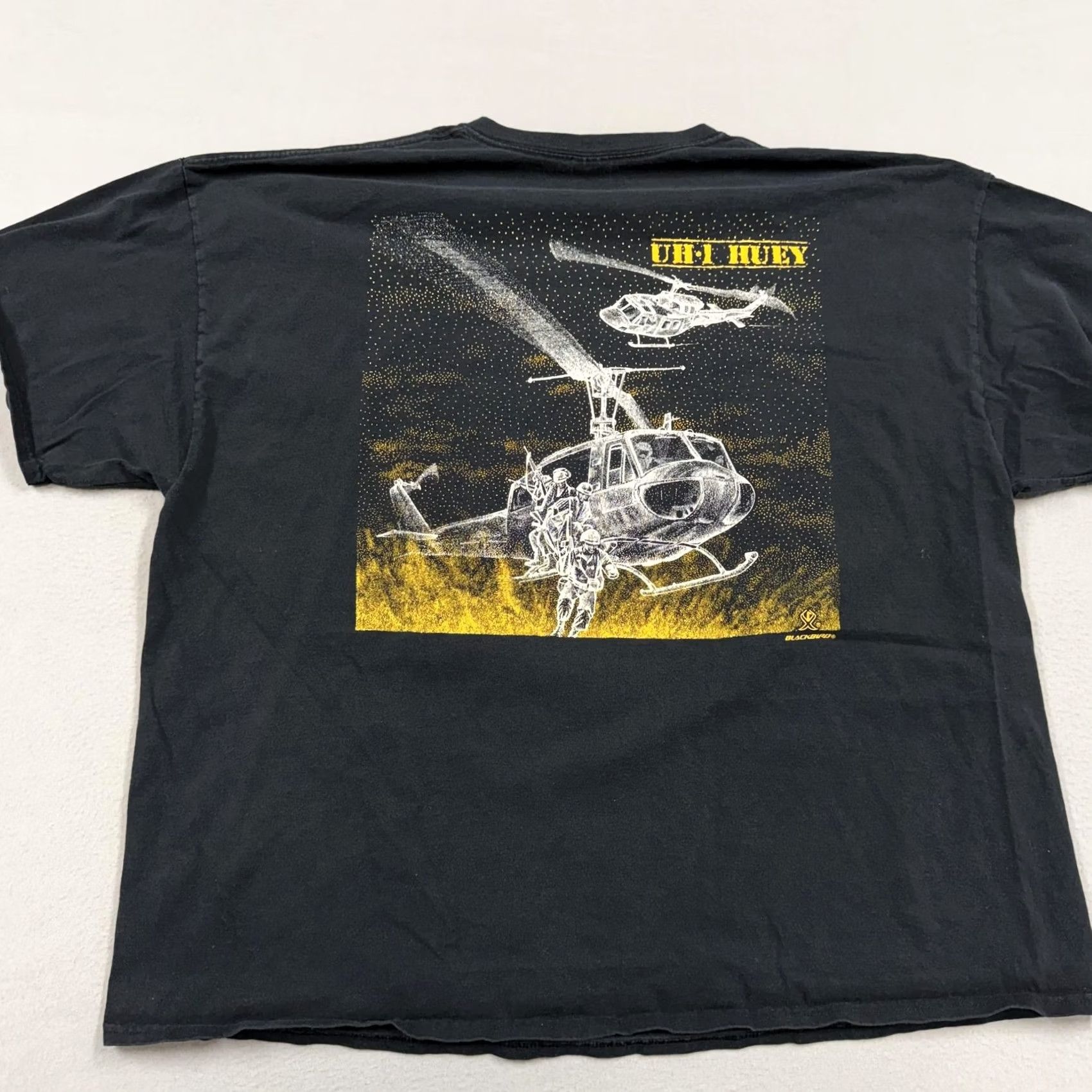 Gildan UH-1 Huey Shirt Mens 3XL Black Helicopter Graphic Tee Military Aviation Army Size US XXL / EU 58 / 5 - 6 Thumbnail