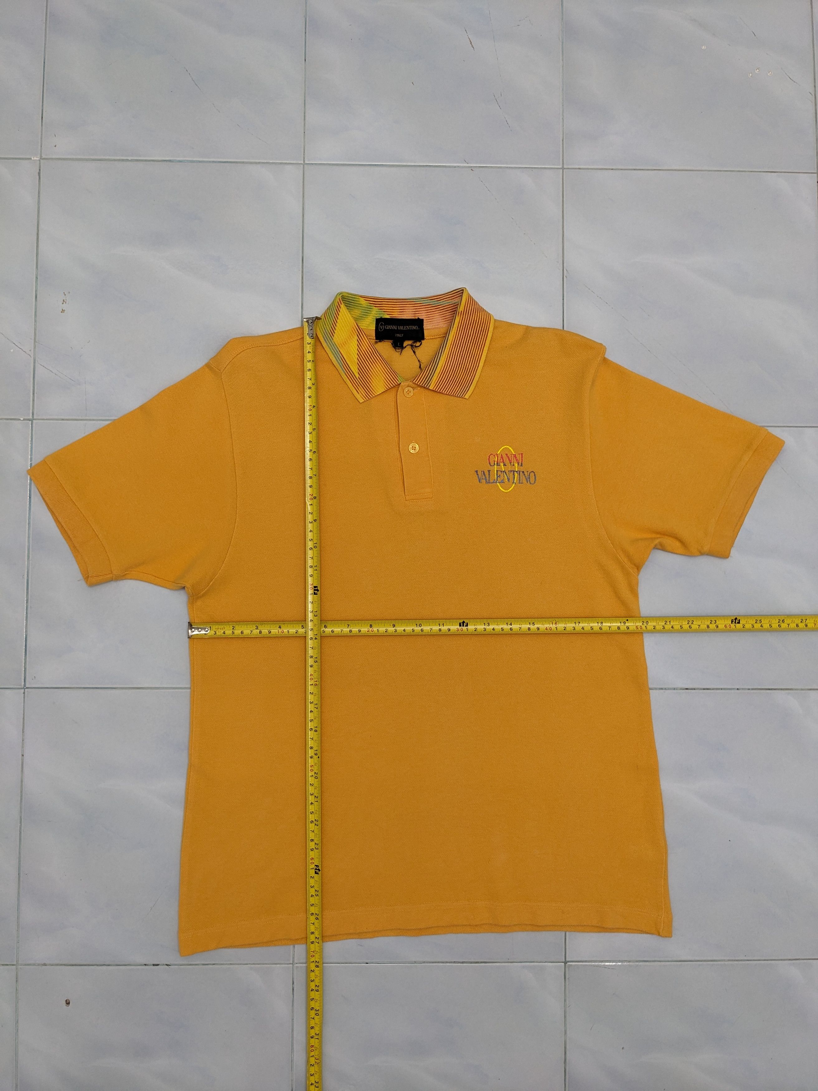 Gianni Valentino × Valentino GIANNI VALENTINO ITALIAN DESIGNER POLO SHIRT Size US L / EU 52-54 / 3 - 5 Thumbnail