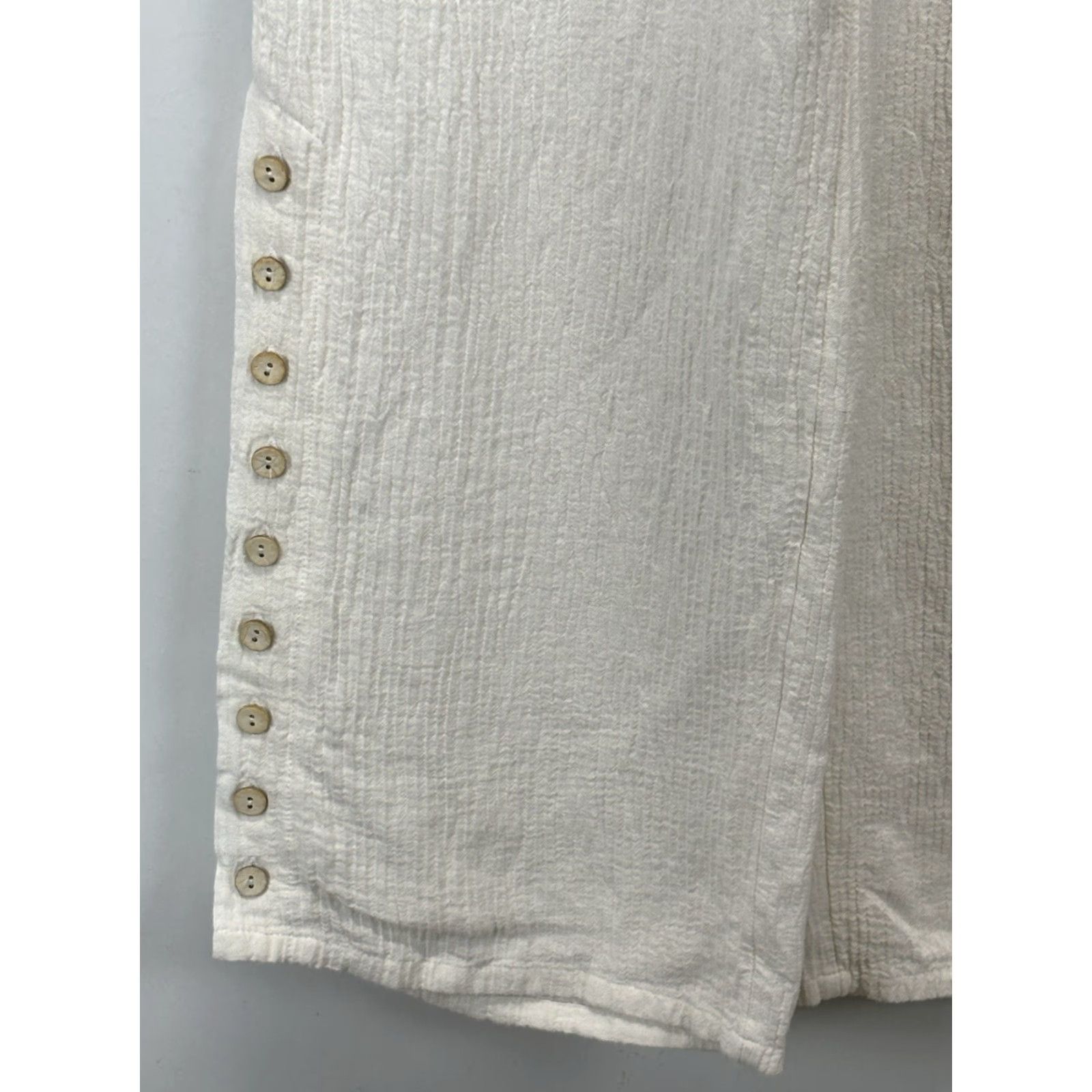 Soft Surroundings VINTAGE Soft Surroundings Oceo Gauze Pants XS Ivory Beach Coastal Pull On Women Pants Size 26" / US 2 / IT 38 - 5 Thumbnail