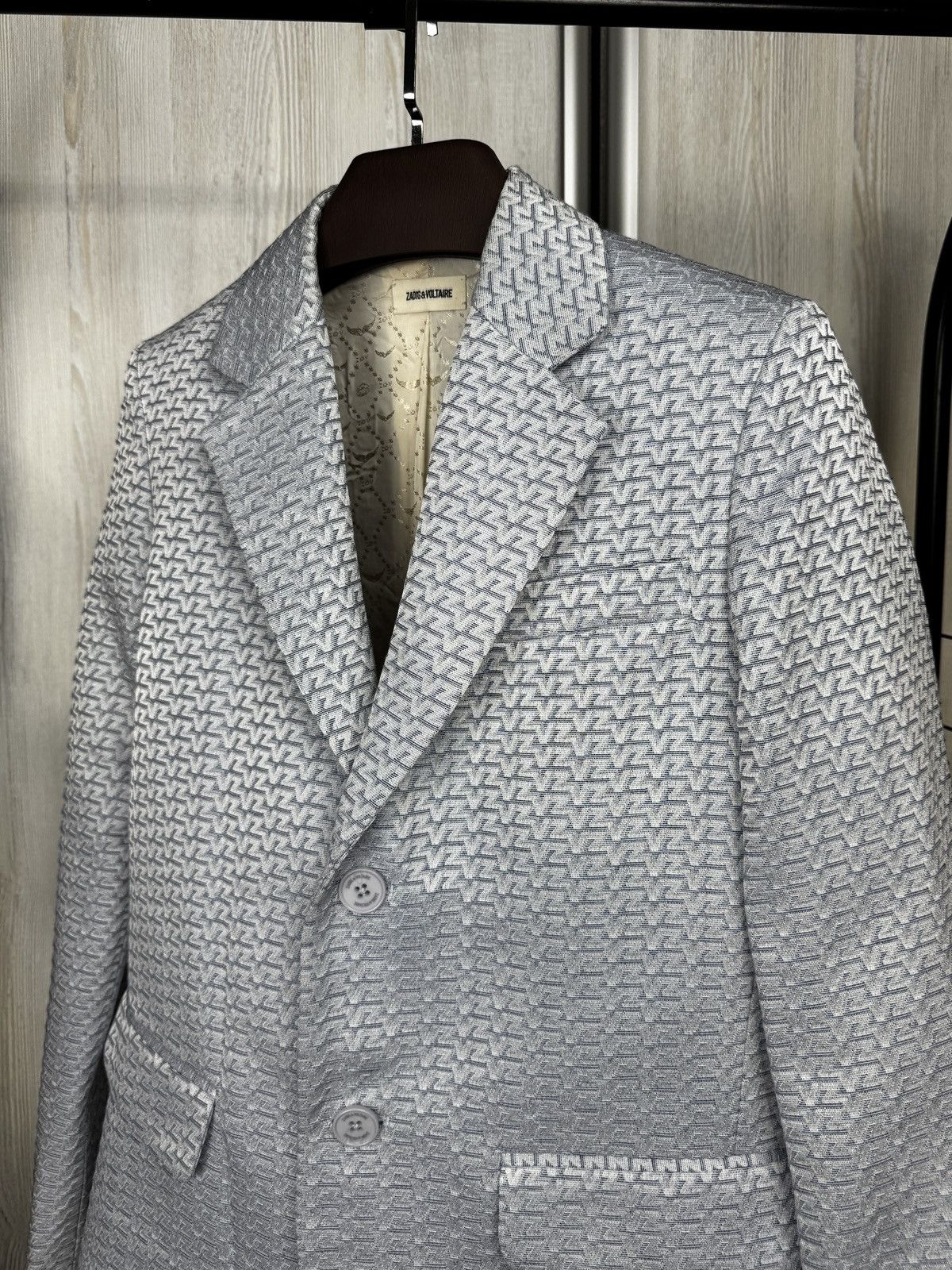 Zadig & Voltaire ZADIG & VOLTAIRE Vanille Jac ZV oversized cotton Blazer Size S / US 4 / IT 40 - 6 Thumbnail