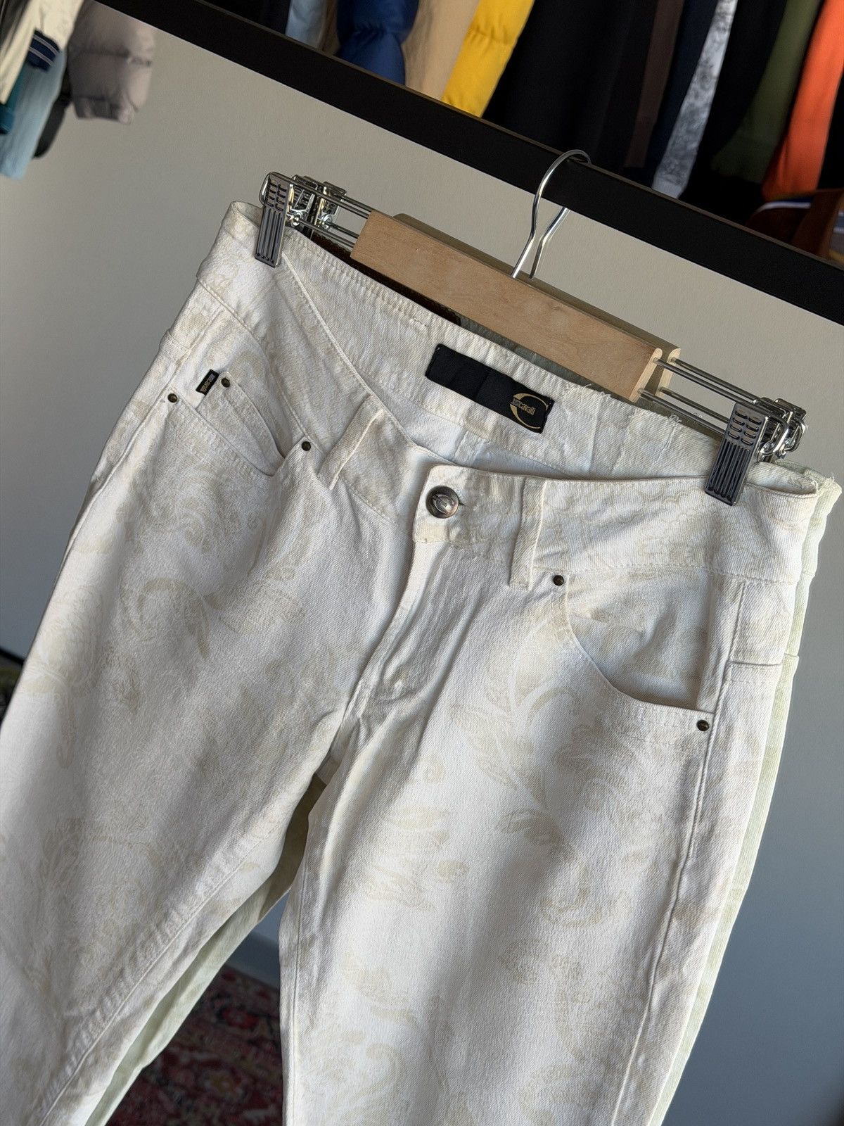 Just Cavalli Just cavalli overprint jeans size 27x 41 Size 27" / US 4 / IT 40 - 8 Thumbnail