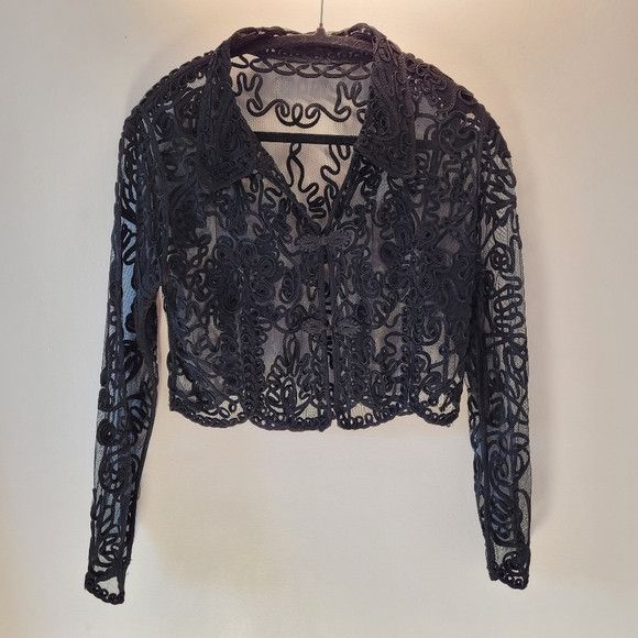 Other Asian inspired lace embroidered sheer cardigan - M Size M / US 6-8 / IT 42-44 - 1 Thumbnail