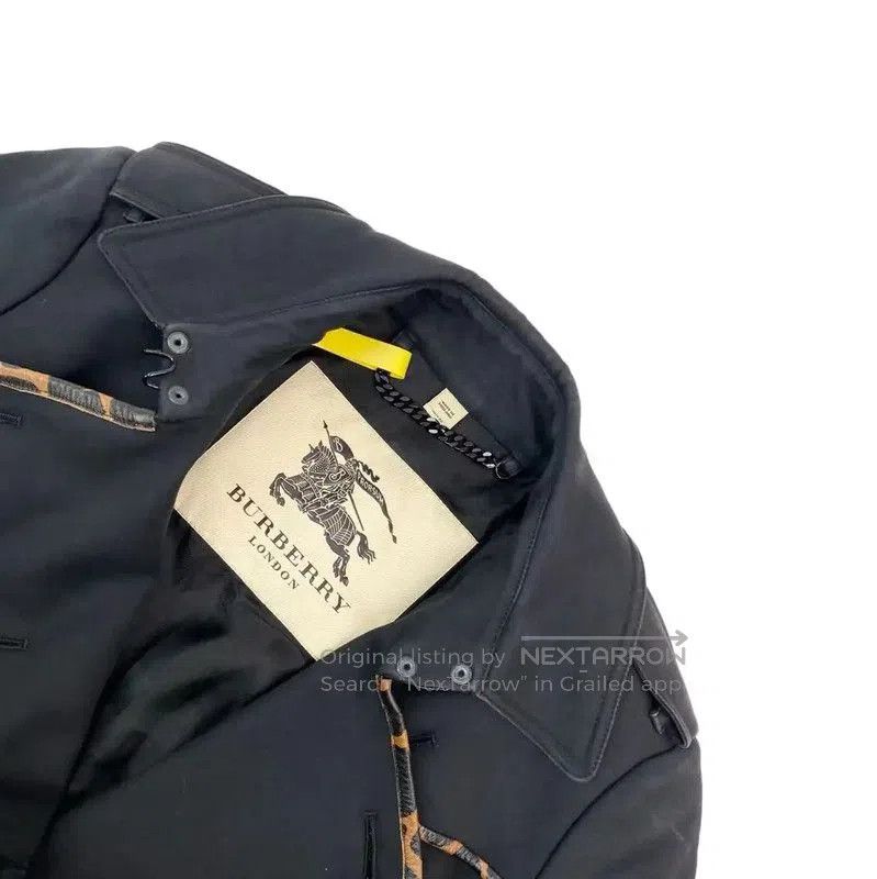 Burberry Burberry Black Cotton Women's Trench Coat. Size XXS / US 00 / IT 34 - 3 Thumbnail