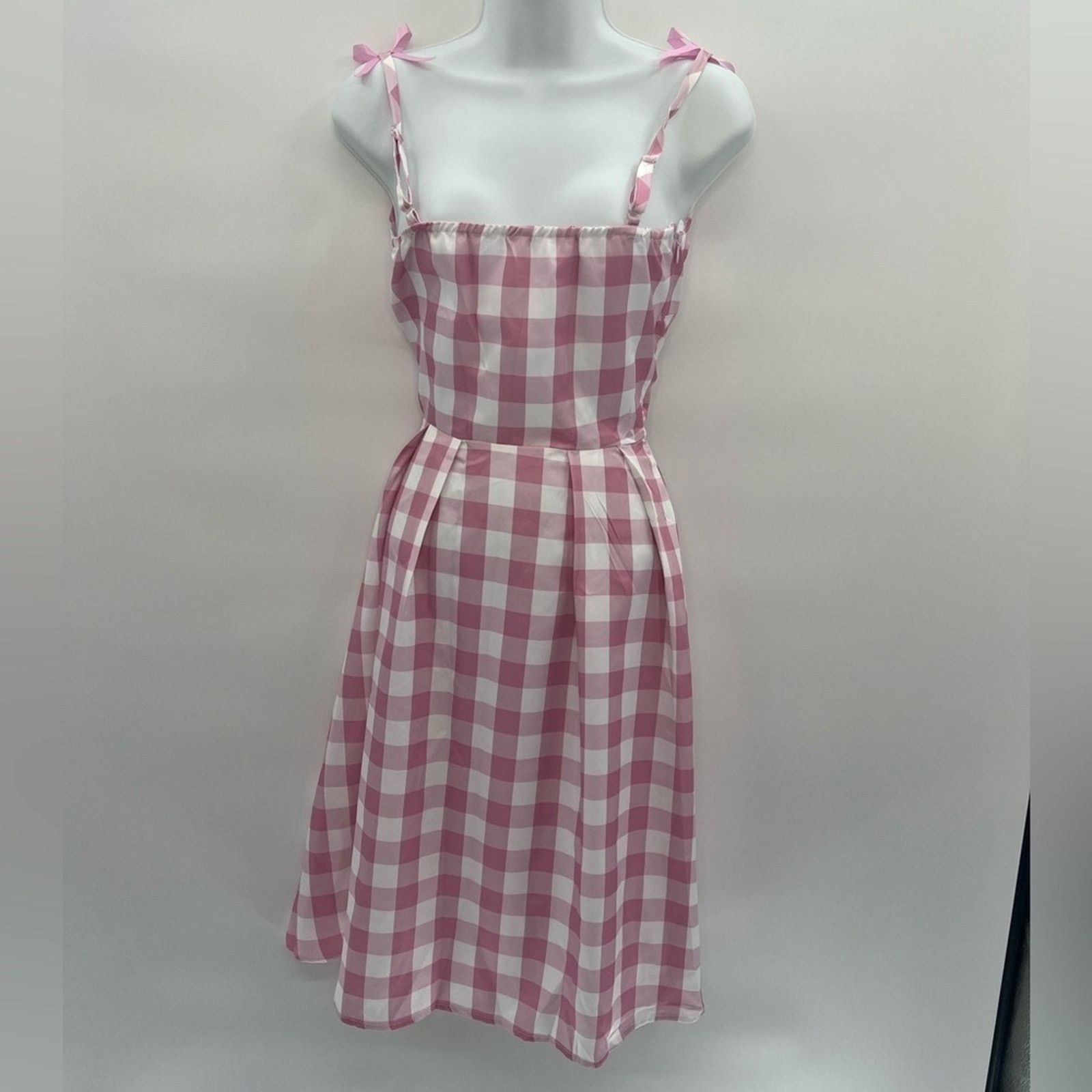 & Other Stories - Retro Pearls Barbie Gingham Dress - Size 2XL, NWOT Size XXL / US 16-18 / IT 52-54 - 2 Thumbnail
