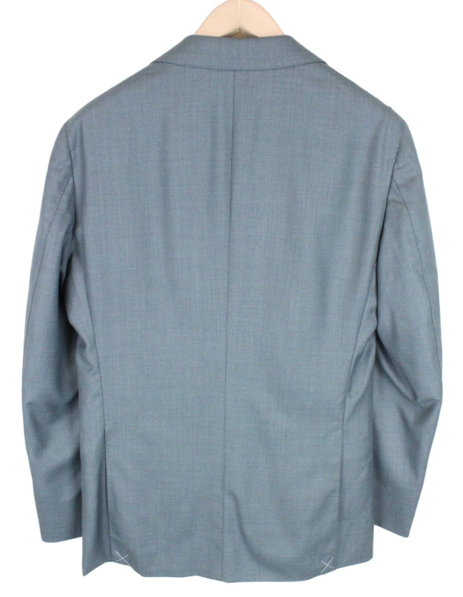 Suitsupply HAVANA UK38R Blue Wool 2 Piece Suit 66746 Size 38R - 5 Thumbnail
