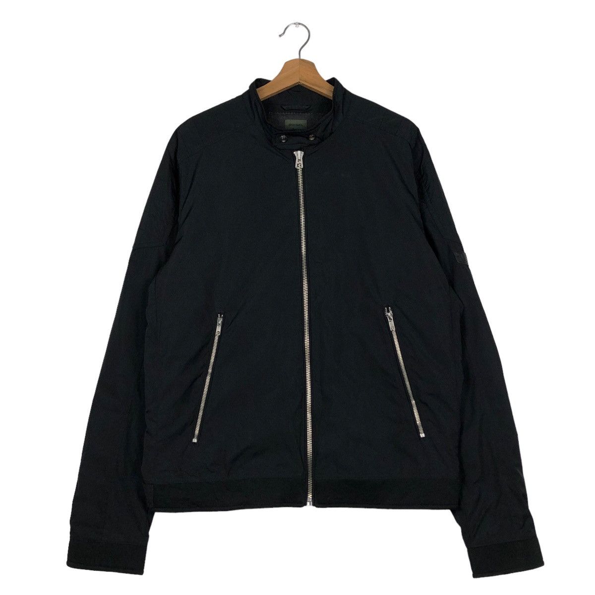 🔥Biker Jacket Diesel Zipper Jacket Bondage Parachute Design