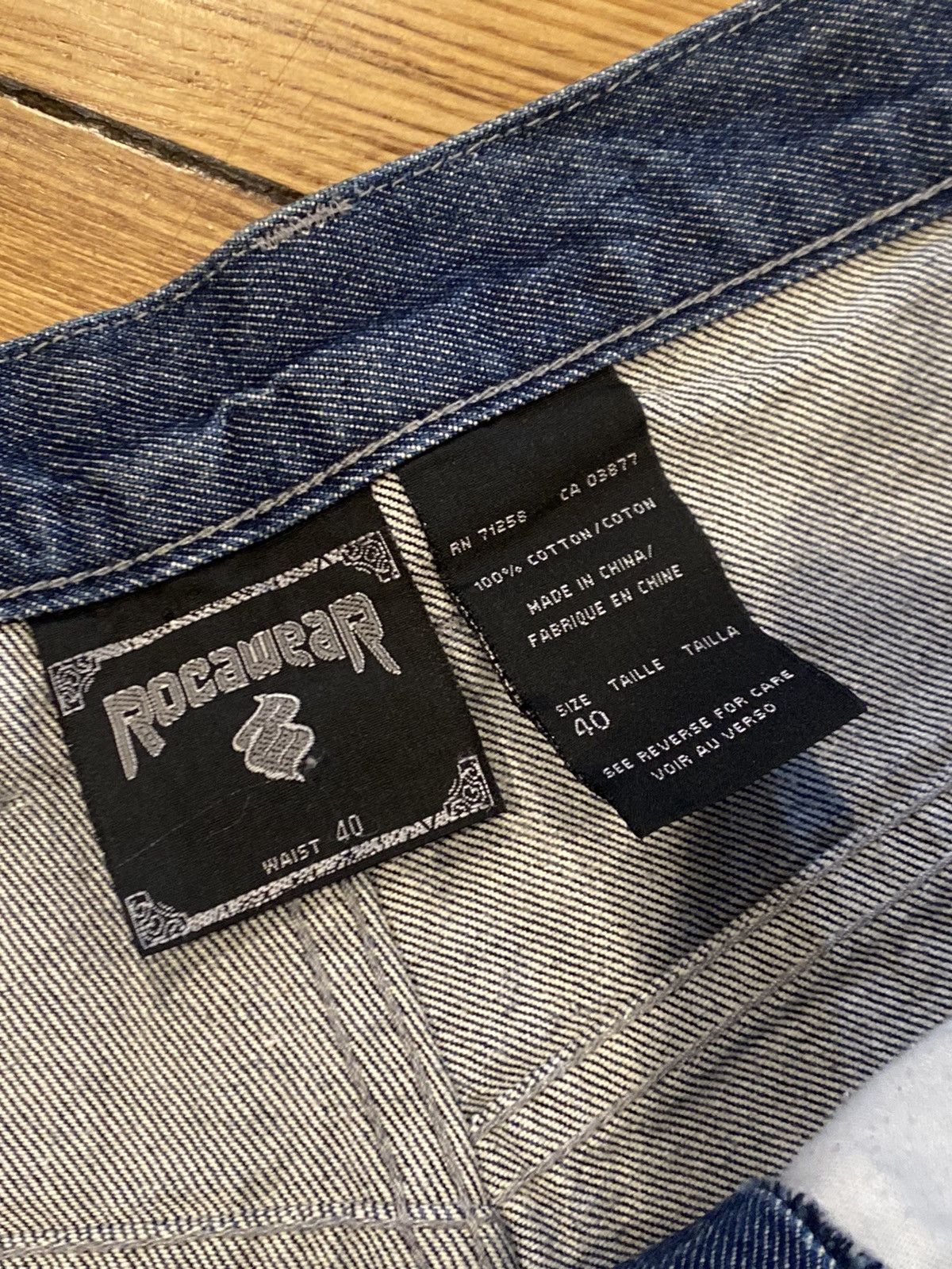 Rocawear Vintage y2k Rocawear jorts long denim shors size 40 baggy Size US 40 / EU 56 - 6 Thumbnail