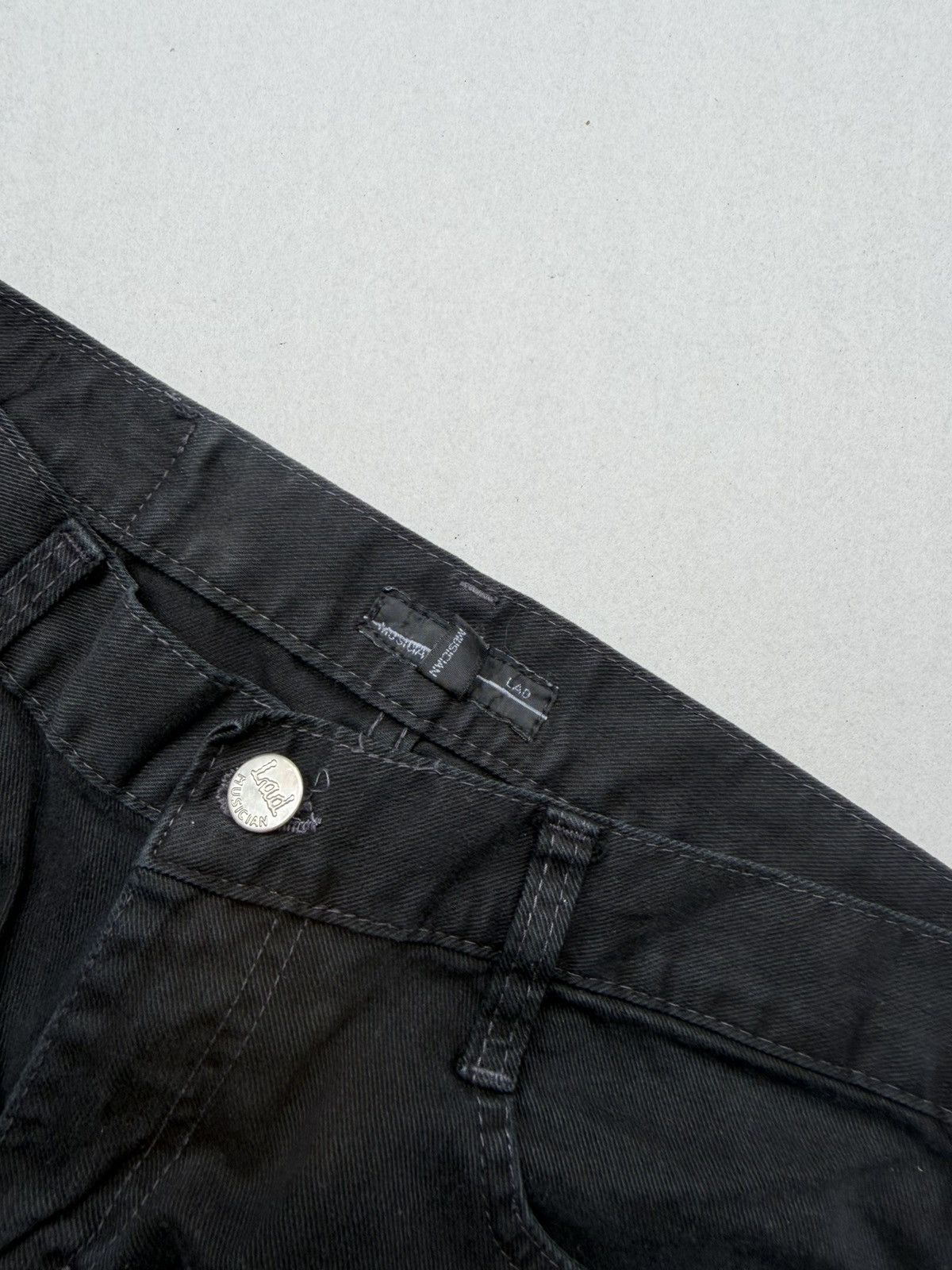 Japanese Brand LAD MUSICIAN lace up flare jeans Size US 26 / EU 42 - 3 Thumbnail