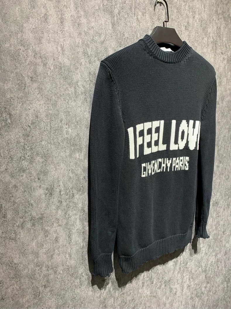 Givenchy Givenchy I FEEL LOVE Slogan Knit Sweater 2506-Nextarrow Size US S / EU 44-46 / 1 - 3 Thumbnail
