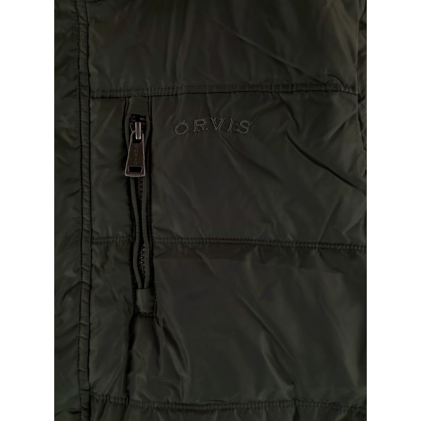 Orvis VINTAGE Orvis Full Zip Down Vest Puffer Green Mens XL Size US XL / EU 56 / 4 - 3 Thumbnail