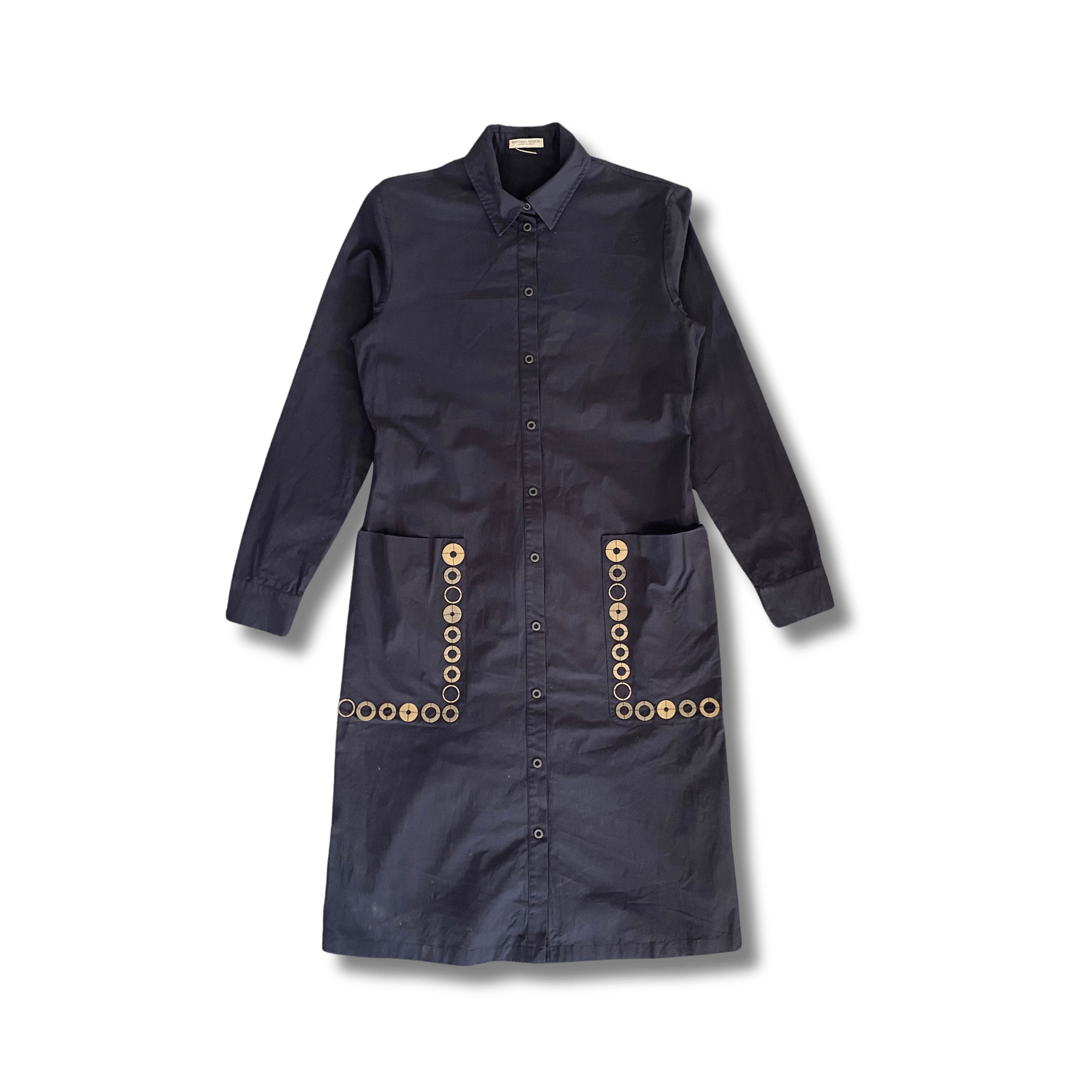 Bottega Veneta Bottega Veneta Technical Coated Midi Dress Size S / US 4 / IT 40 - 1 Thumbnail
