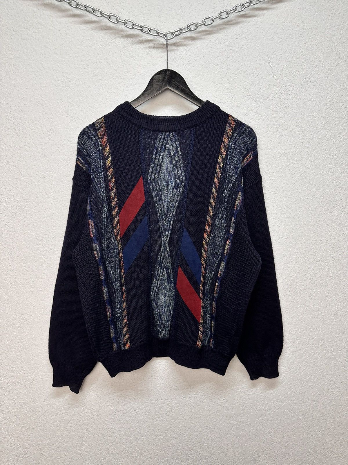 Carlo Colucci Vintage Y2K Gothic Sweater Distressed Faded Diesel Kapital Size US L / EU 52-54 / 3 - 1 Thumbnail