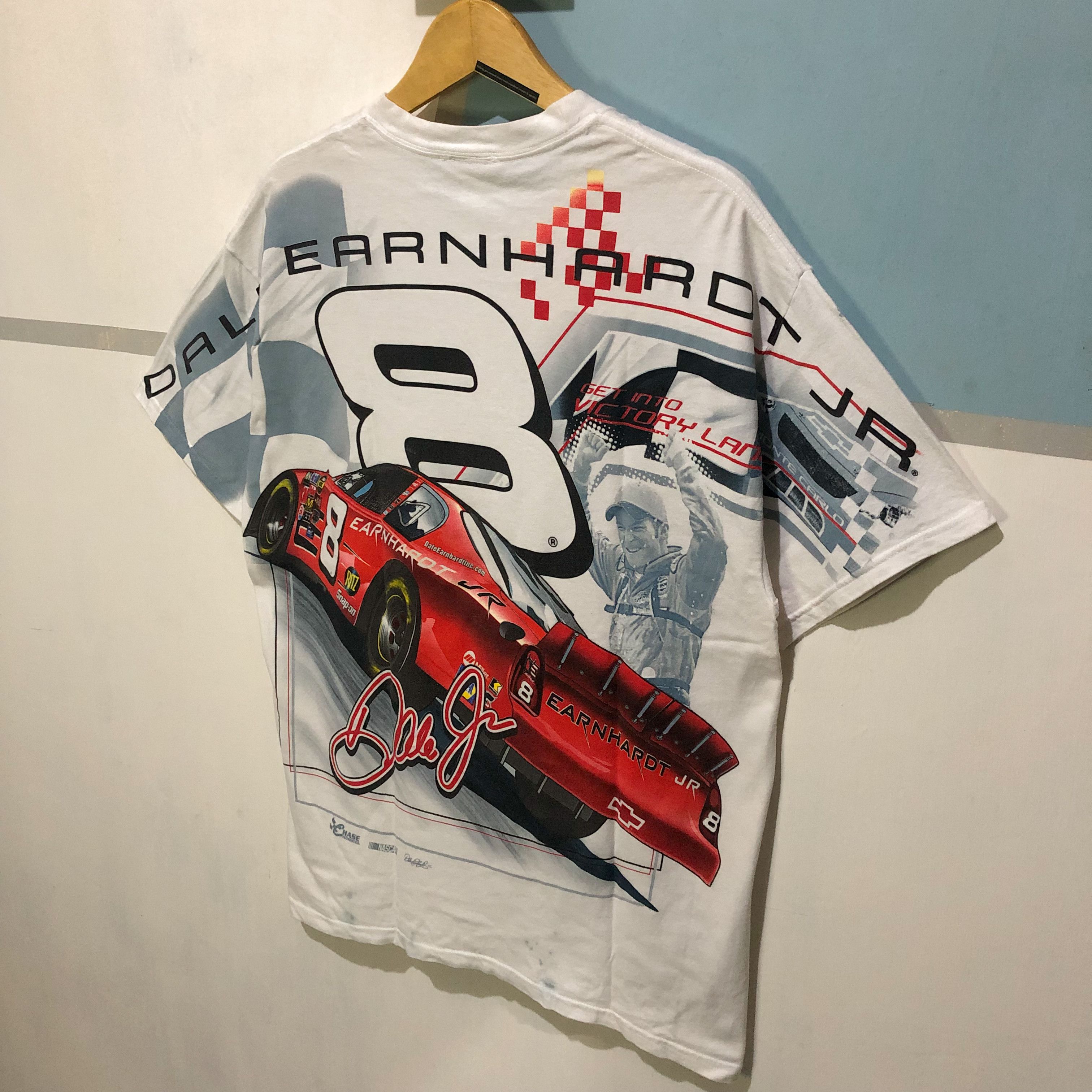 Chase Authentics Vintage Dale Earnhardt Jr All Over Print NASCAR T-Shirt Size US L / EU 52-54 / 3 - 10 Thumbnail