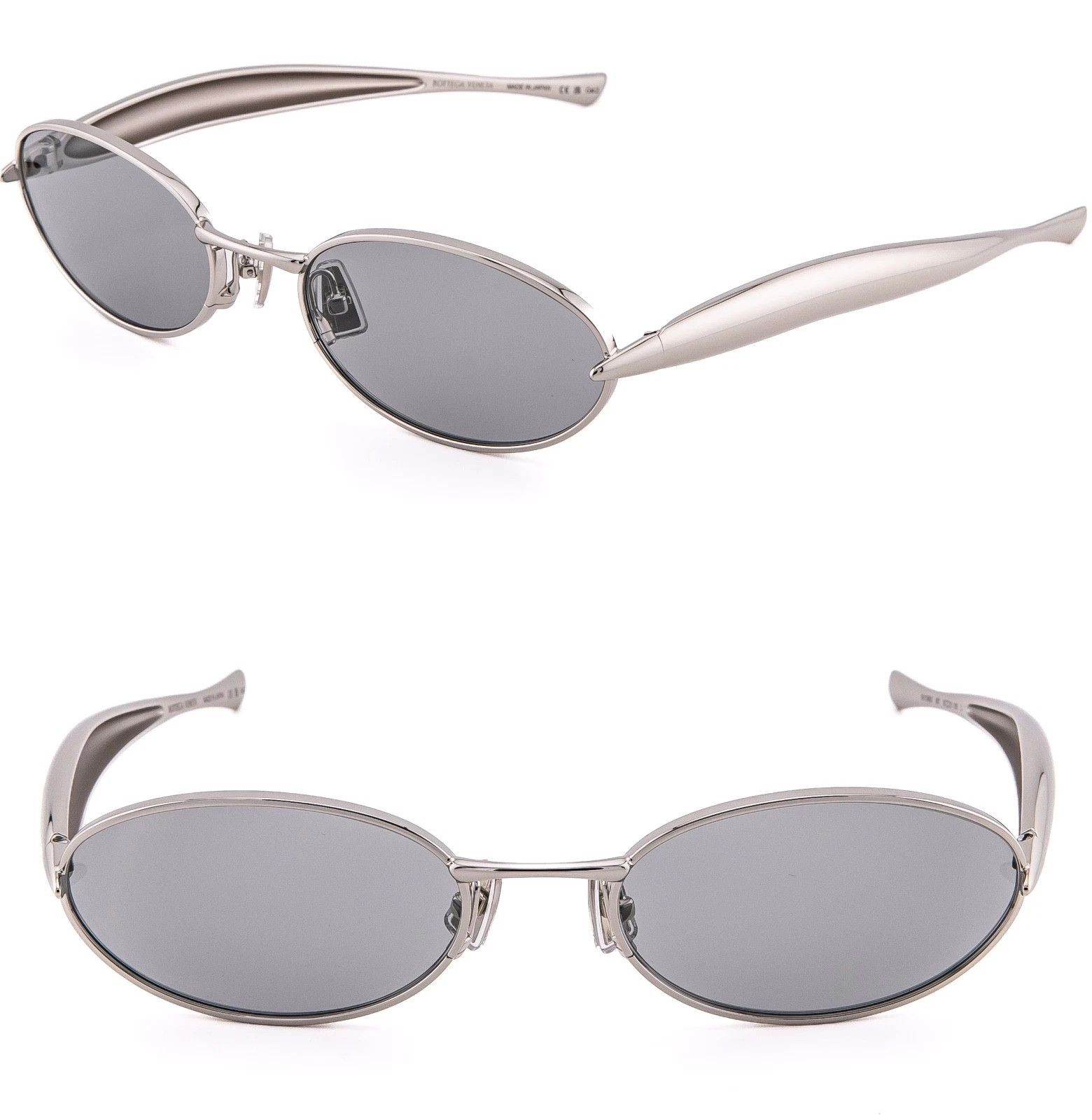 Bottega Veneta BOTTEGA VENETA 1386 SARDINE BV1386S Metal Silver Mirror 007 Size ONE SIZE - 1 Thumbnail