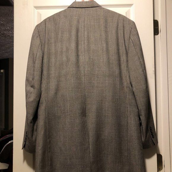 Jos. A. Bank JOS.A.BANK MEN'S GRAY 100%WOOL 2PC SUIT SIZE: 44L Size 44L - 3 Thumbnail