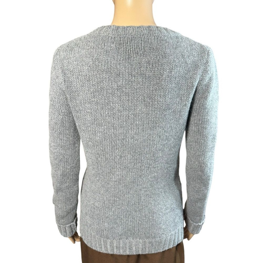 Fossil Fossil Wool Cashmere Blend Grey Beaded Sweater Size S Size S / US 4 / IT 40 - 5 Thumbnail