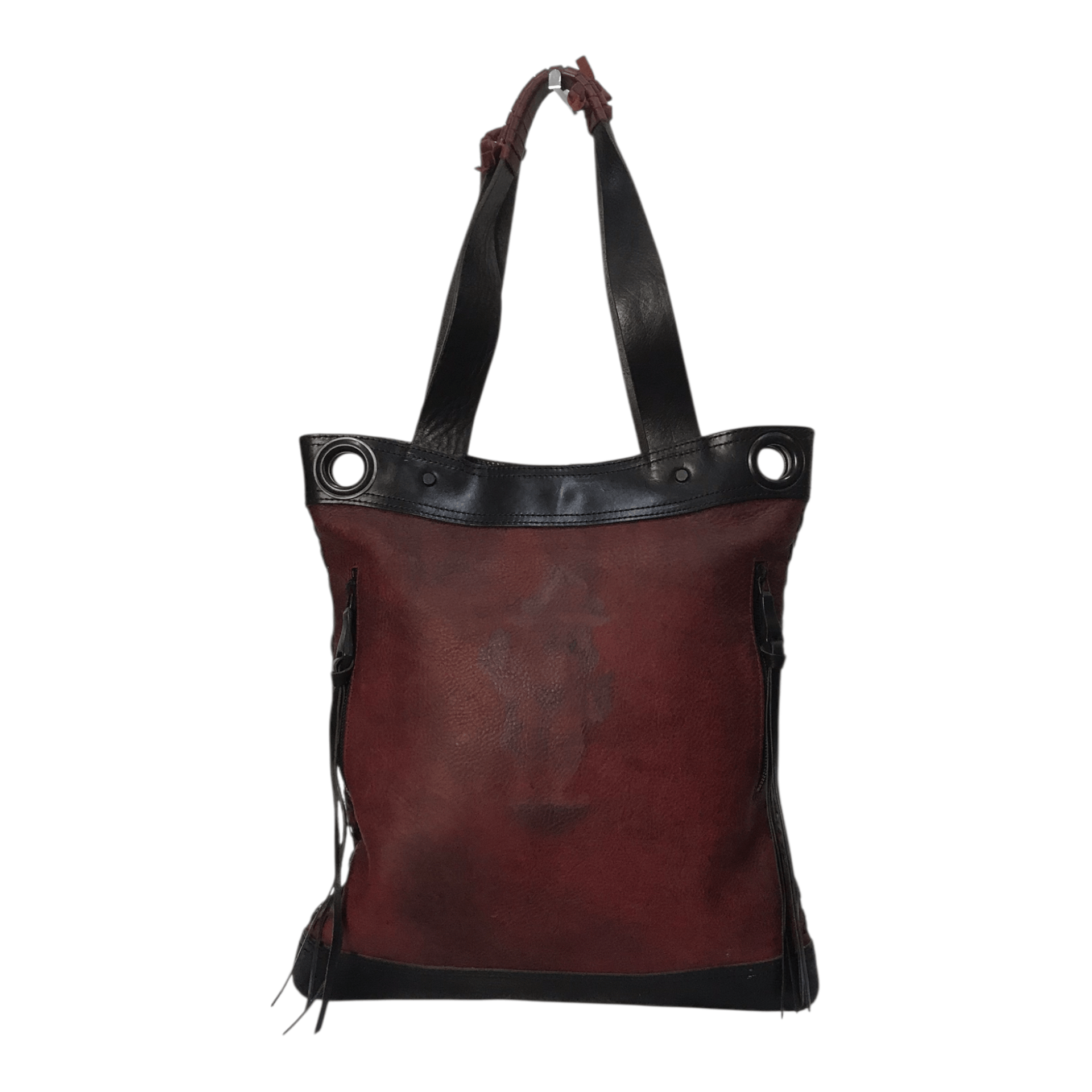 Japanese Brand Vermilion Leather Tote Bag Size ONE SIZE - 7 Thumbnail